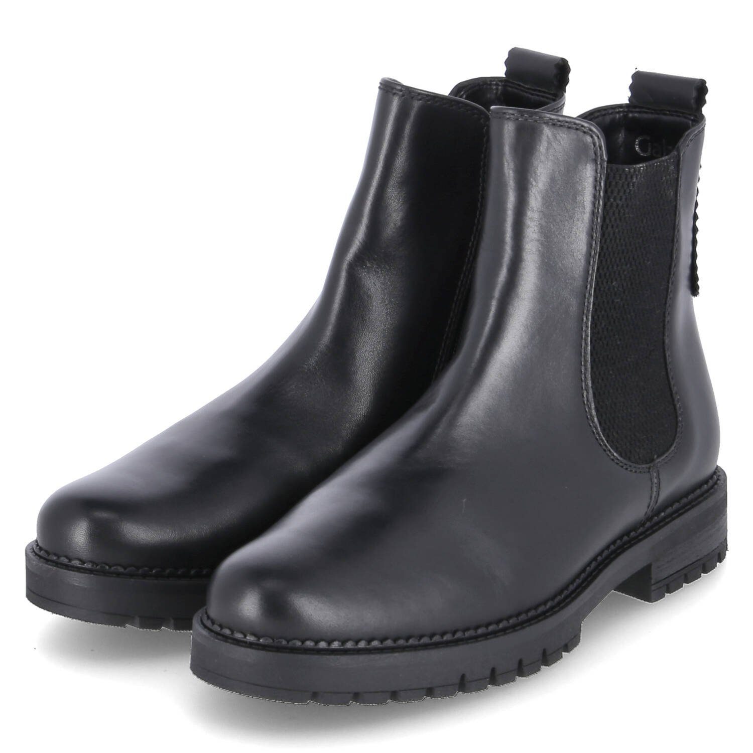 Gabor Stiefeletten Stiefeletten Mit Lochmuster Schwarz Gabor