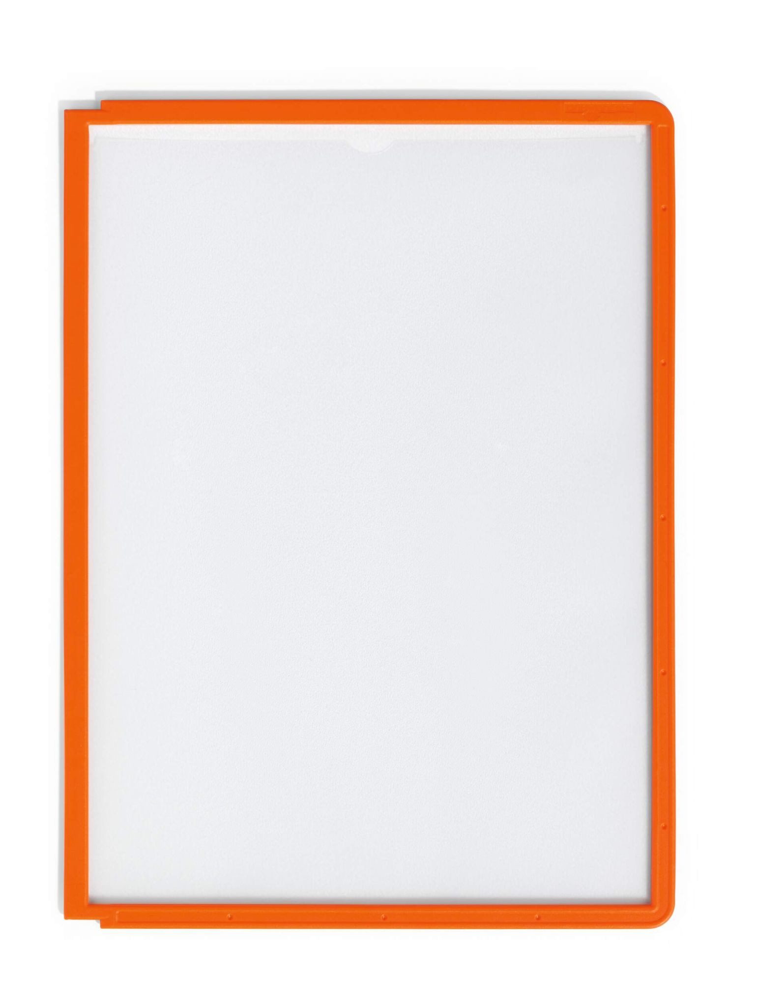 Tafel Durable Sichttafel A4 PP Rahmen or für Aufnahmeelemente