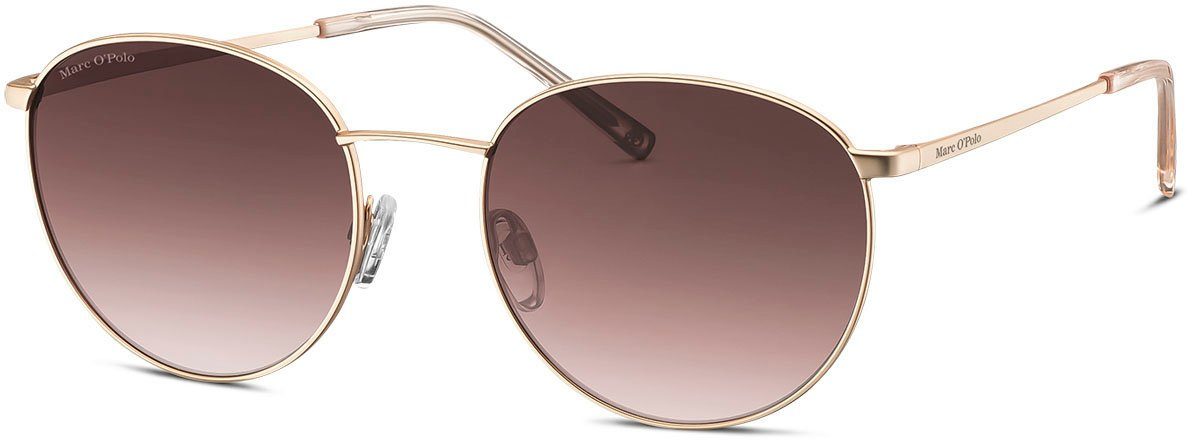 Marc O'Polo Sonnenbrille Modell Panto-Form goldfarben-braun 505101