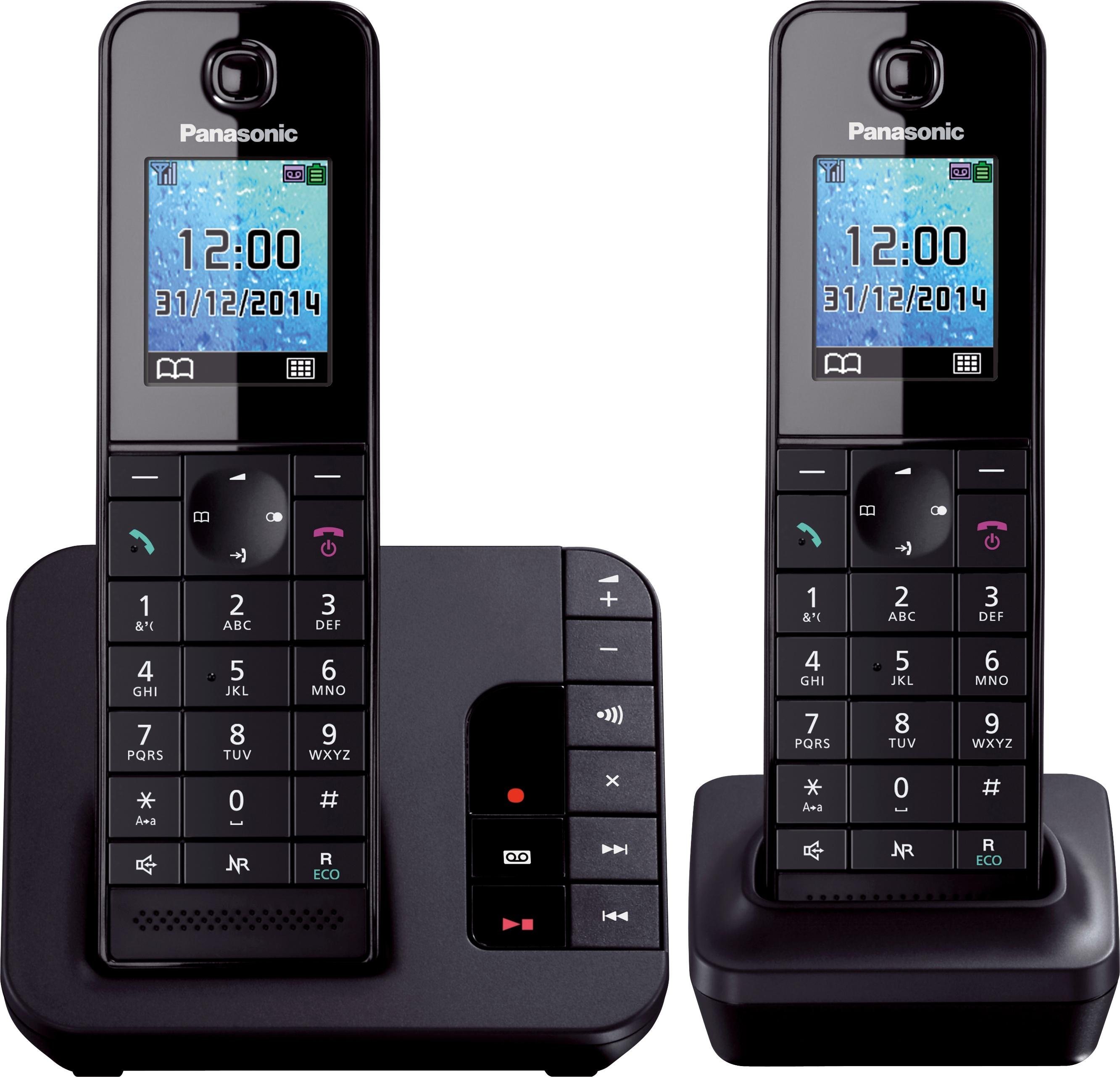 »KX-TGH222 DUO« Schnurloses DECT-Telefon (Mobilteile: 2, Clear Sound Technologie) »KX-TGH222 DUO« Schnurloses DECT-Telefon (Mobilteile: 2, Clear Sound Technologie)