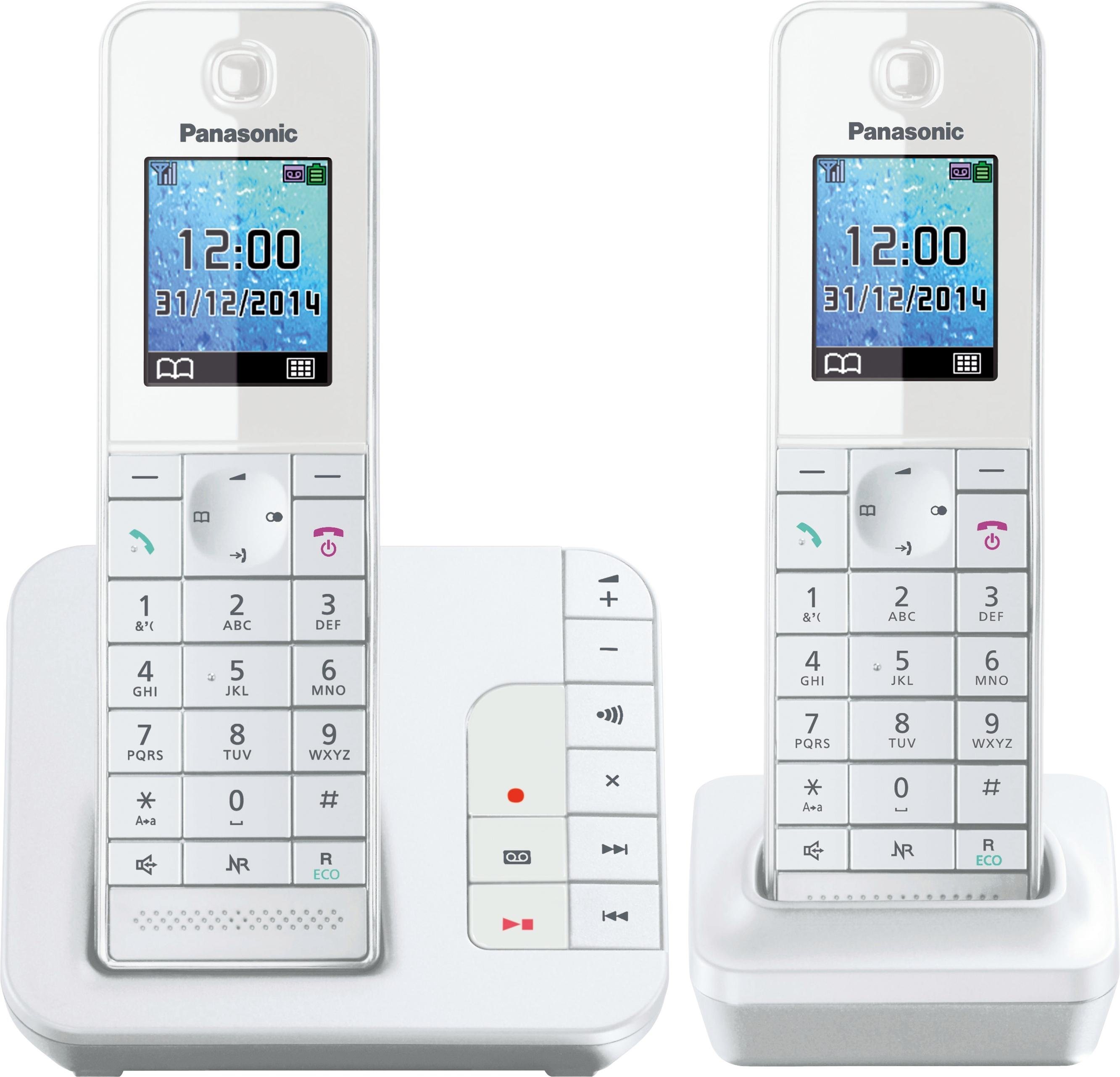 »KX-TGH222 DUO« Schnurloses DECT-Telefon (Mobilteile: 2, Clear Sound Technologie) »KX-TGH222 DUO« Schnurloses DECT-Telefon (Mobilteile: 2, Clear Sound Technologie)
