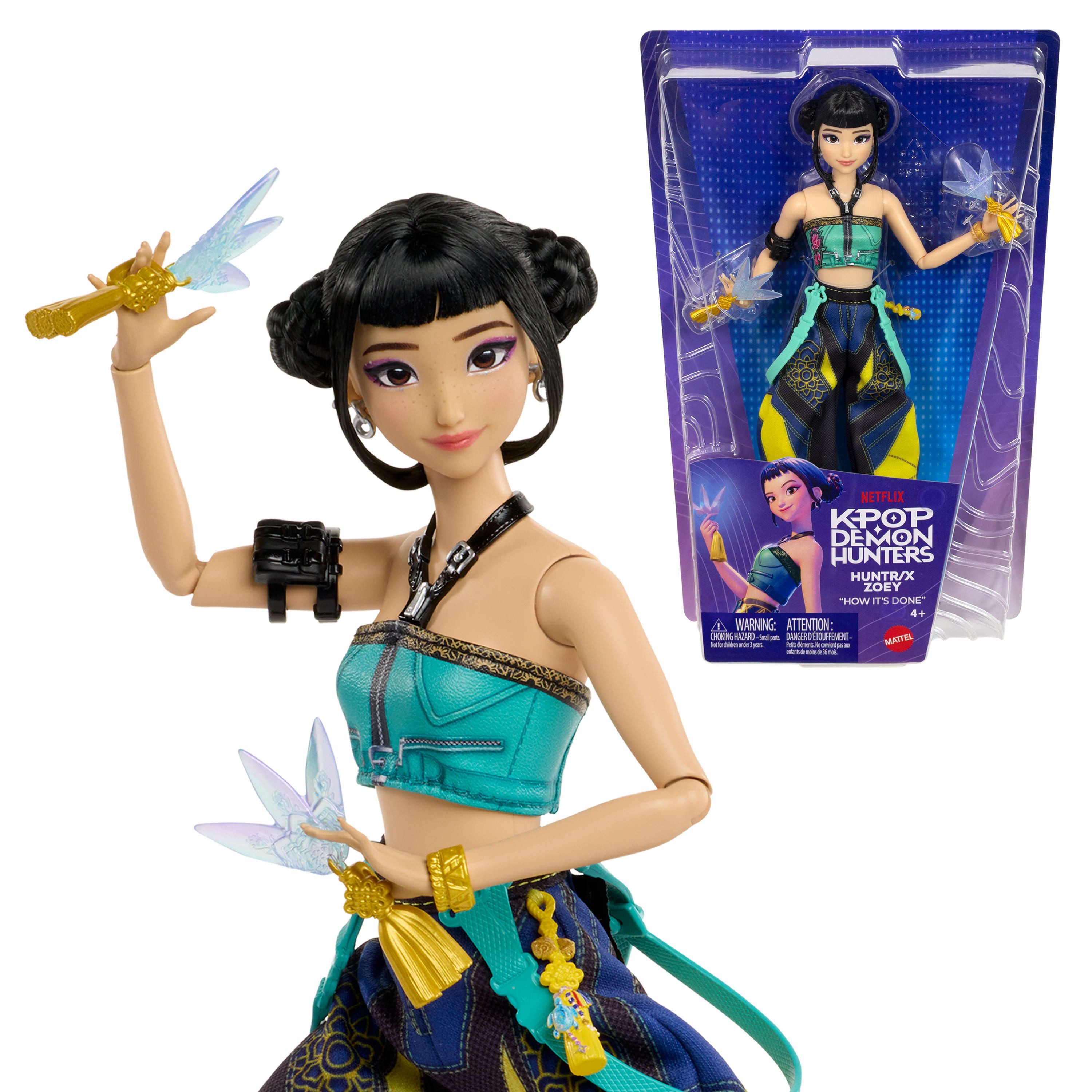 Mattel® Anziehpuppe KPop Demon Hunters HUNTR/X: ZOEY - HOW IT'S DONE
