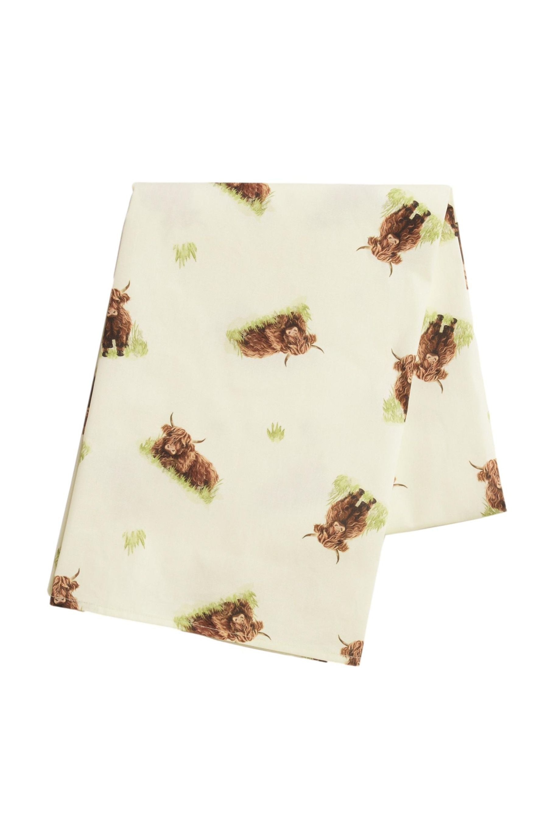 Next Tischdecke Hochlandrind Hamish Abwischbares Tischtuch günstig online kaufen