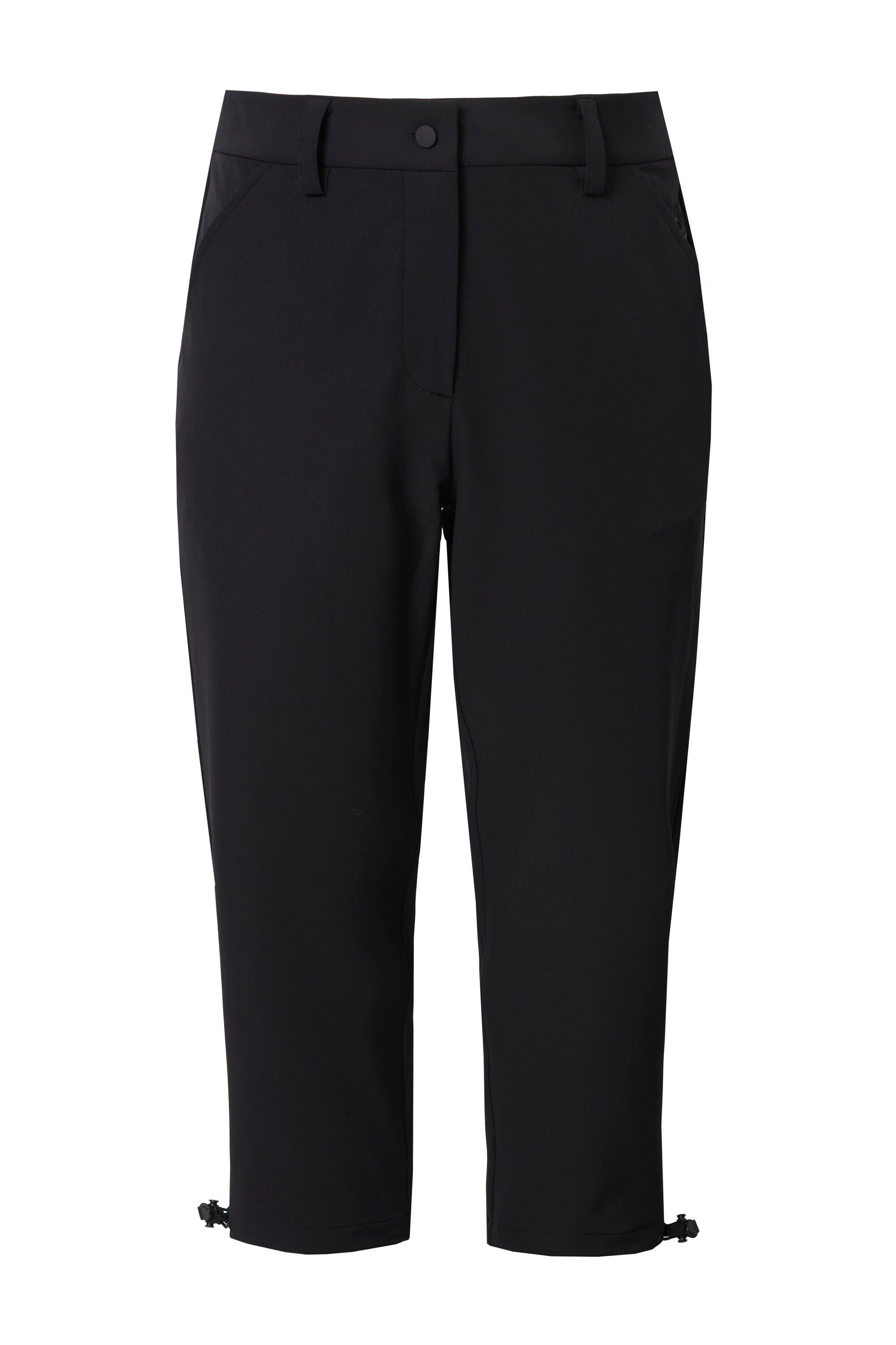 Ulla Popken Funktionshose 3/4-Softshell-Hose superdünn Saum günstig online kaufen