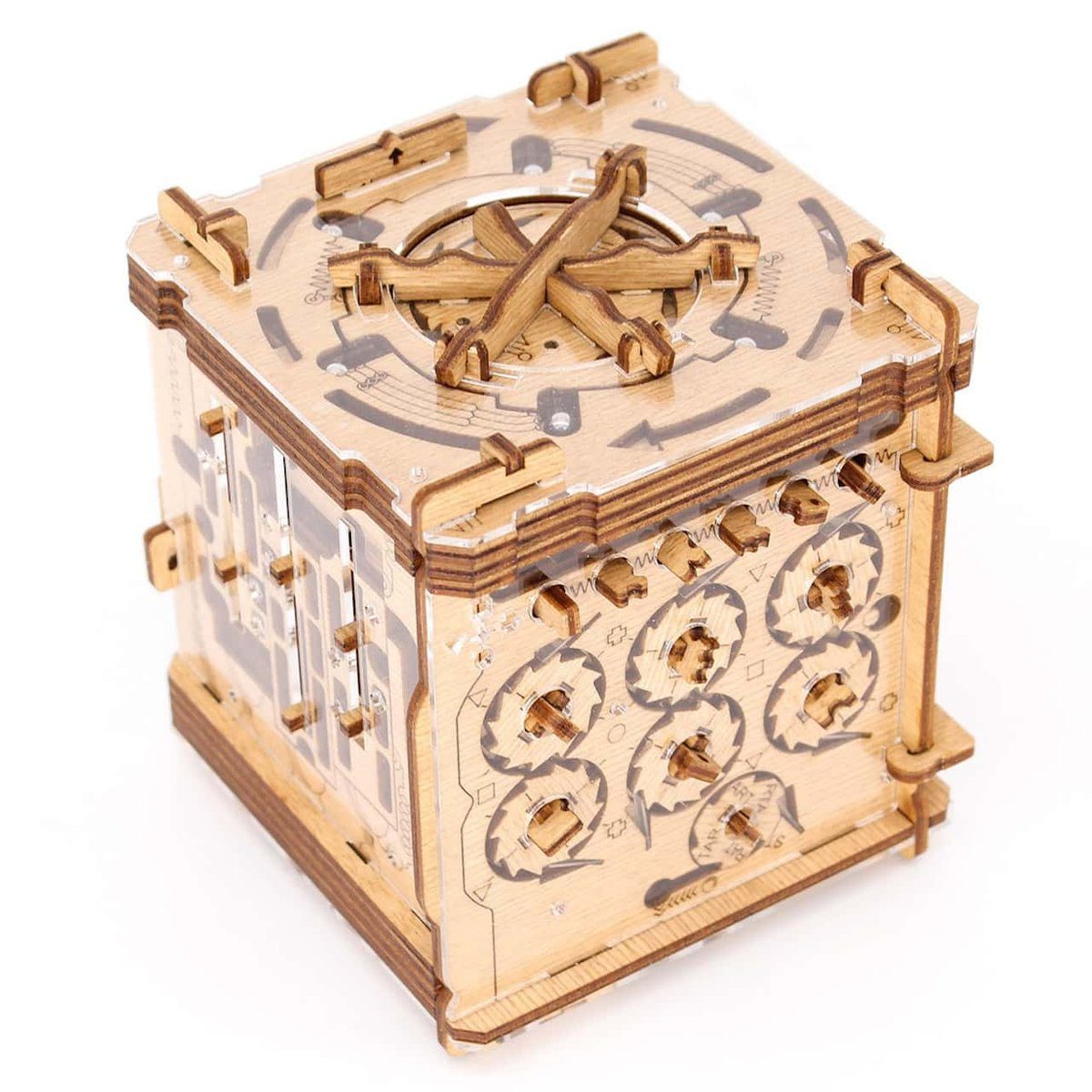 iDventure Spiel Cluebox - Escape Room in einer Box. Cambridge Labyrinth, Knobelspiel, Holzspiel