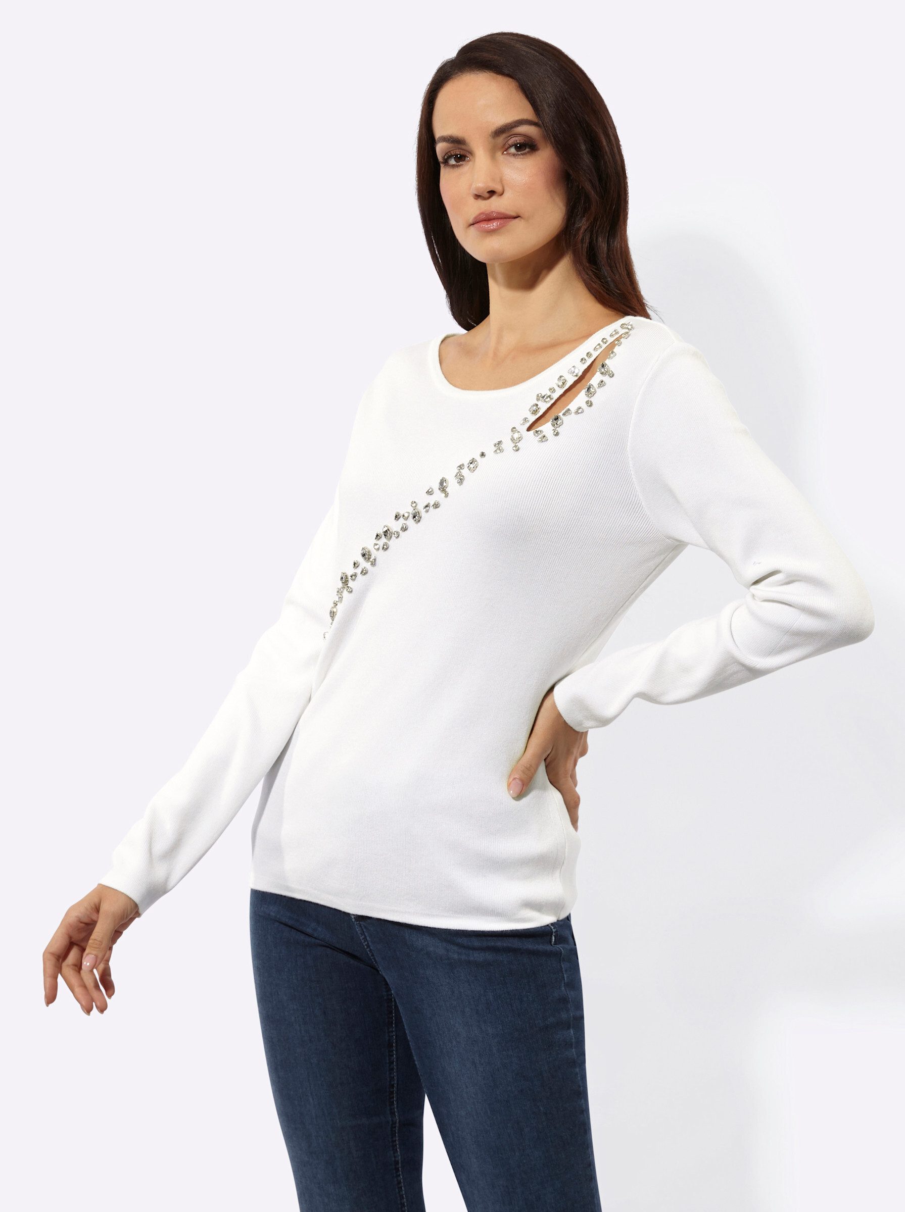 Strickpullover Pullover Langarm Jersey