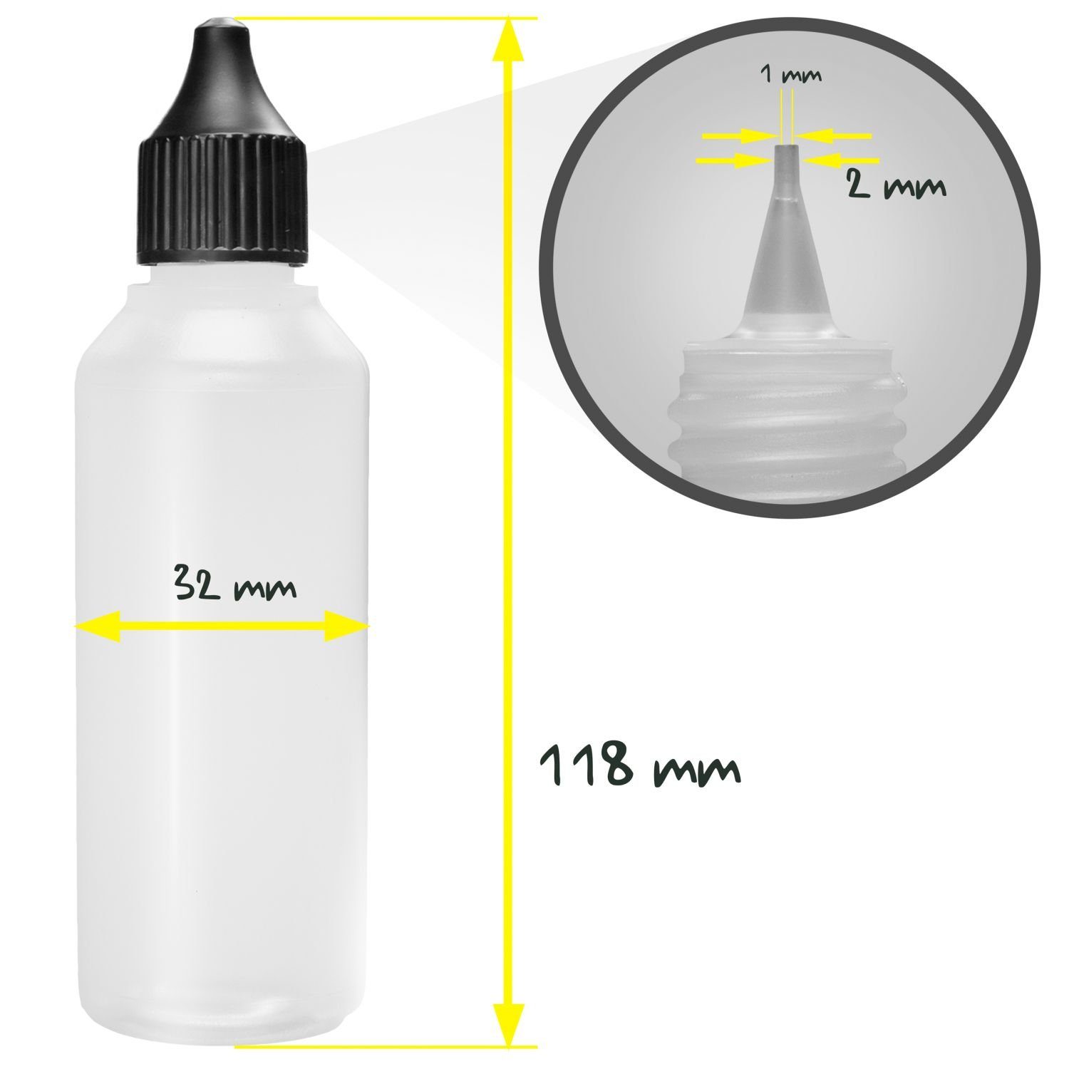 PE ml x Tropfflaschen, Kunststoff-Flaschen 20 (Spar-Set) Oputec 50 Kanister Dosierflaschen weiche