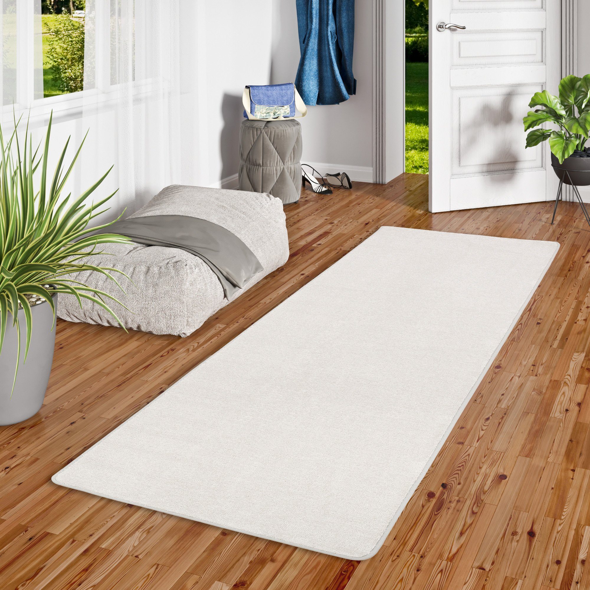 Snapstyle Läufer Hochflor Velours Läufer Teppich günstig online kaufen