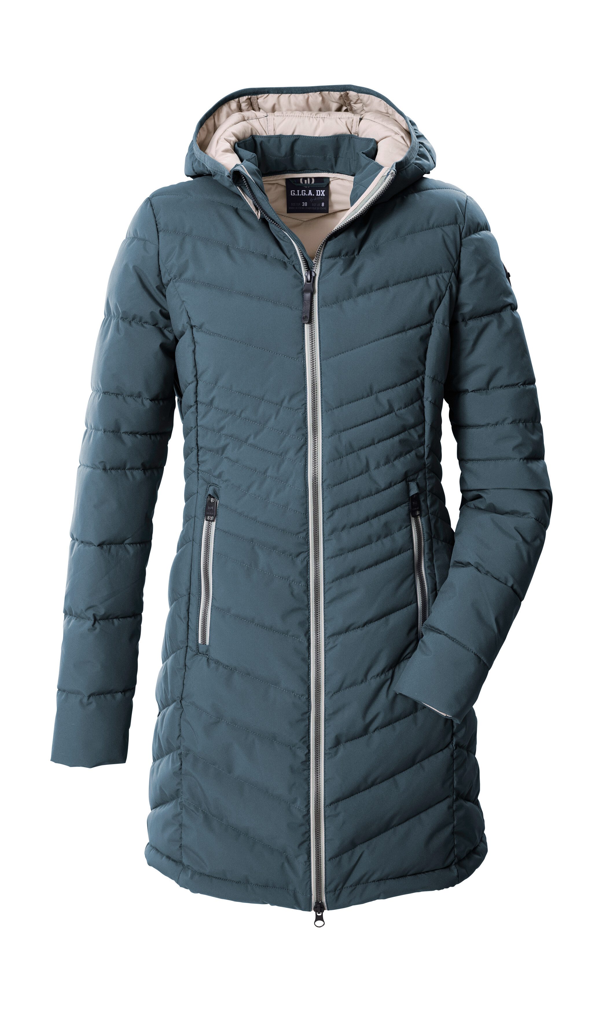 G.I.G.A. DX by killtec Steppmantel GW 1 WMN QLTD PRK Leichter, winddichter, wasserabweisender Damen Steppparka