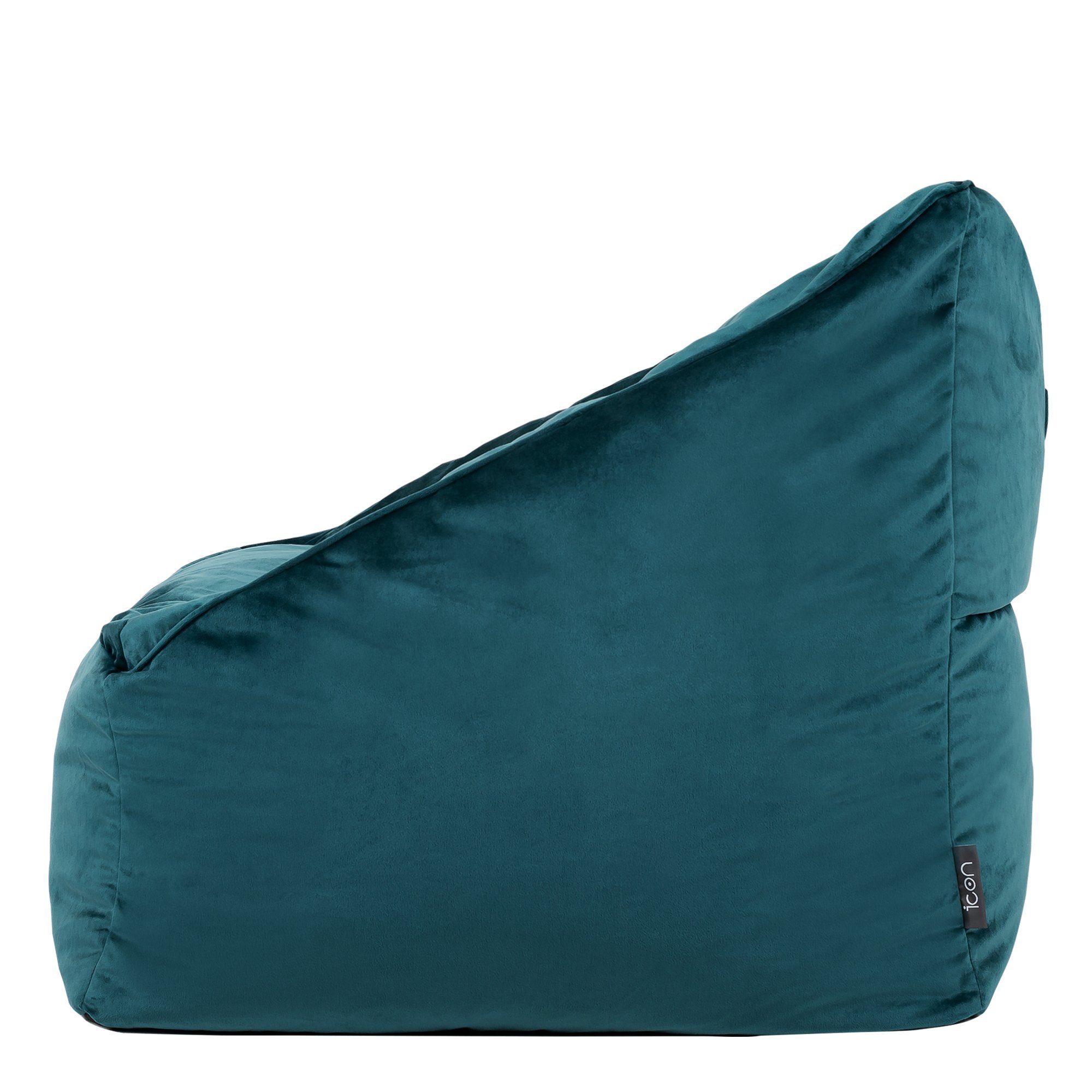 icon Sitzsack aus blaugrün „Natalia“ Sessel Sitzsack Plüschsamt Riesen