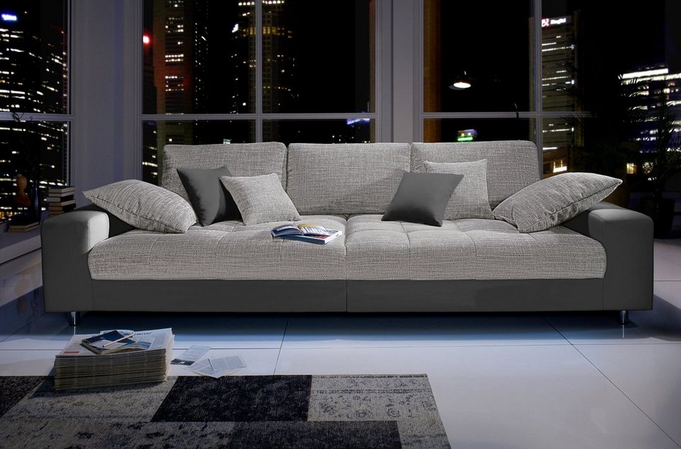 Nova Via Big Sofa Wahlweise Mit Kaltschaum 140kg Belastung Sitz Und Rgb Led Beleuchtung Online Kaufen Otto