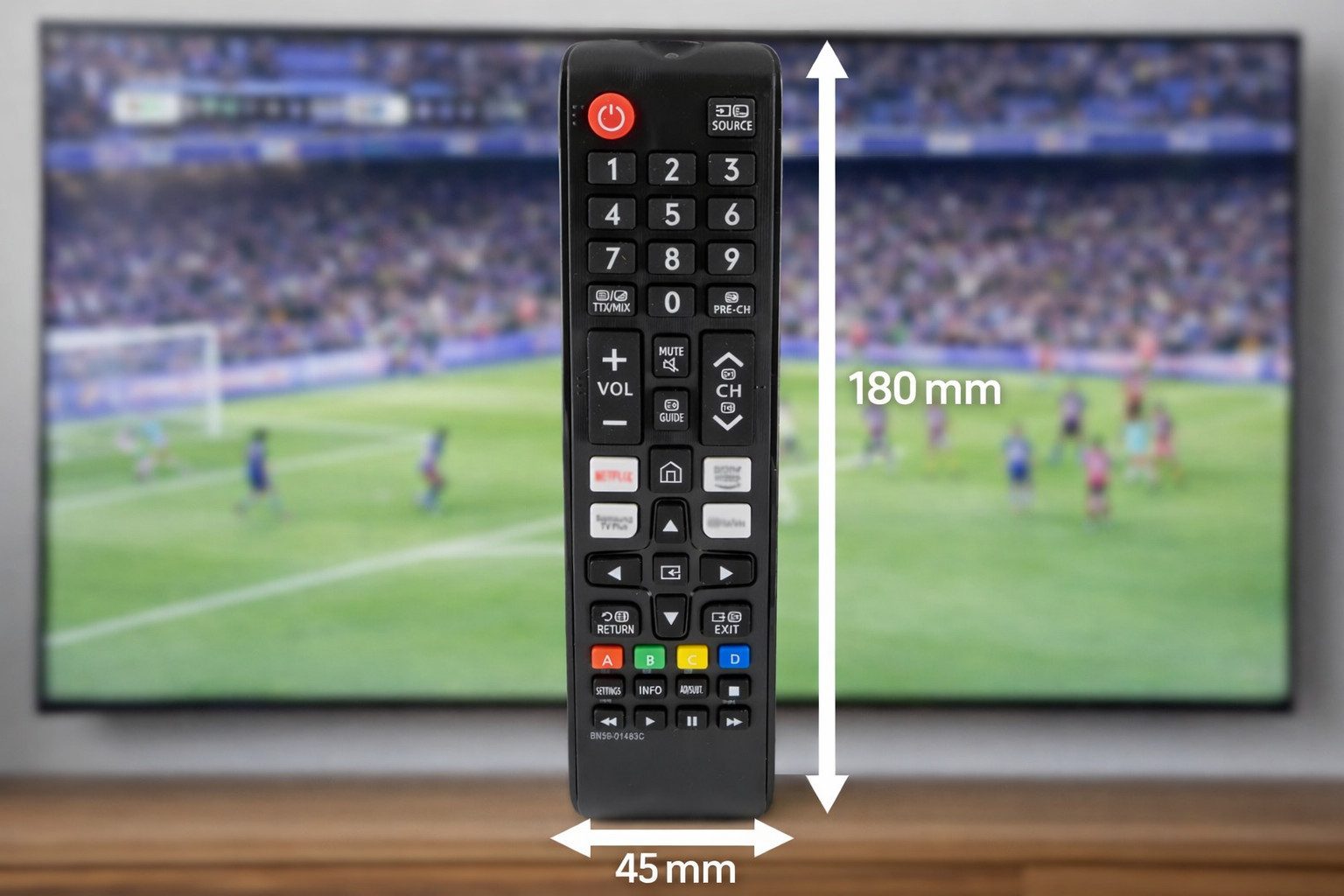 azurano Ersatz für SAMSUNG BN59-01483C Universal-Smart-TV-Fernbedienung (Samsung Neo QLED OK 4K Vision AI Smart TV)