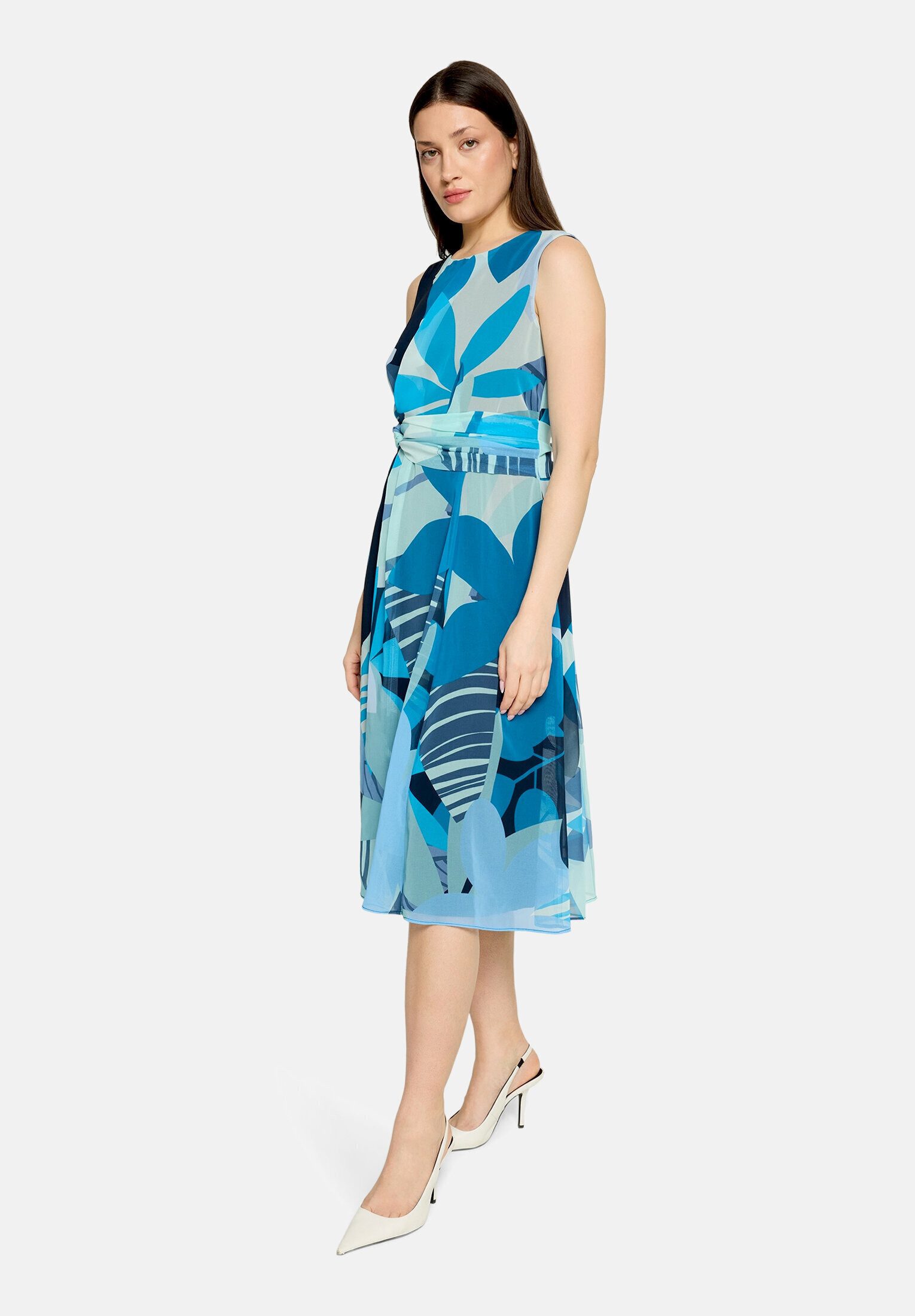 Betty&Co Midikleid Damen ohne Arm