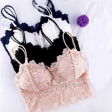 Opspring Bralette-BH 5 Stück Spitzen-Bralettes,gepolsterter Bralette-Bandeau-BH aus Spitze (5-tlg)