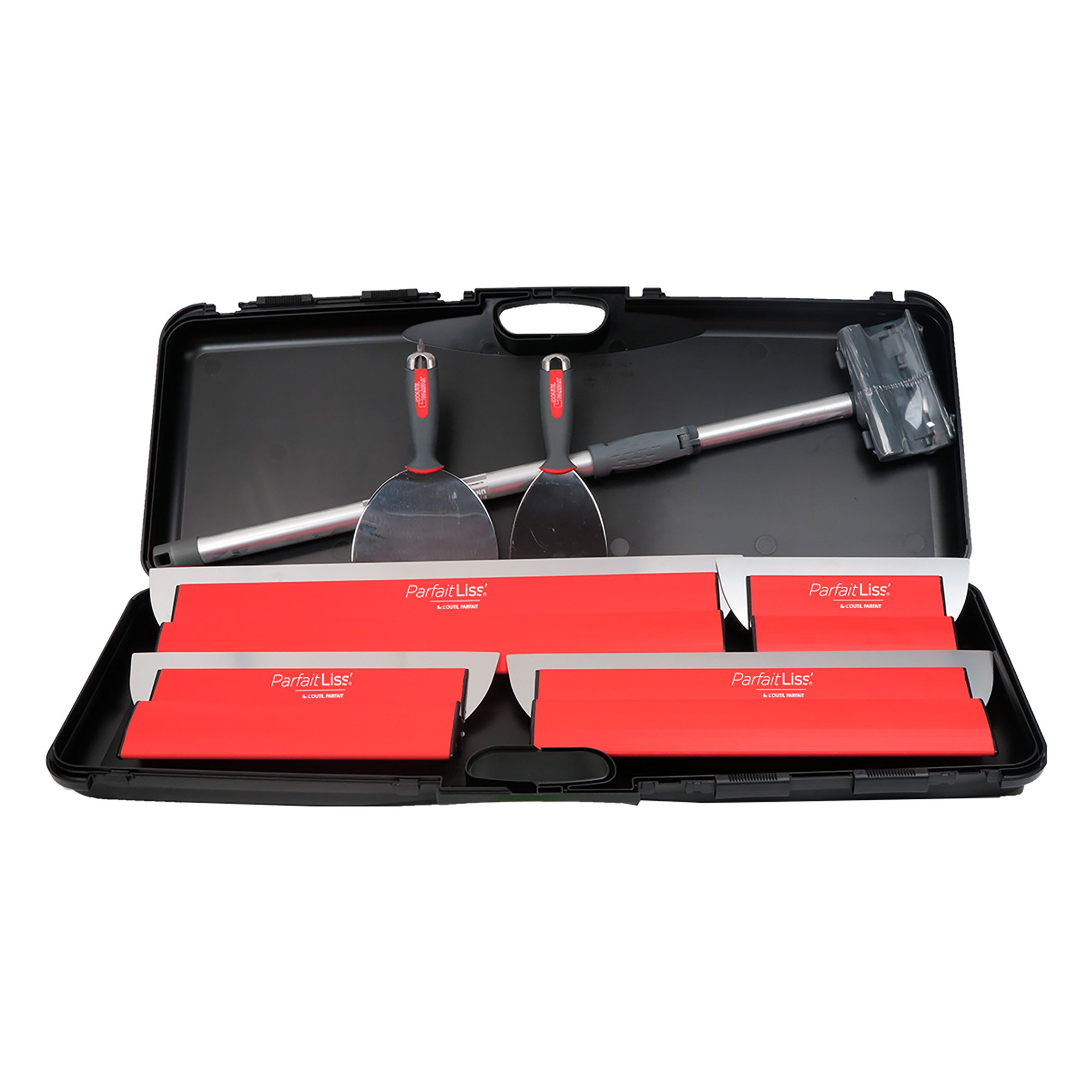 Flächenspachtel L'Outil Parfait Set 80374: ParfaitLiss Trockenbauer Werkzeugkoffer