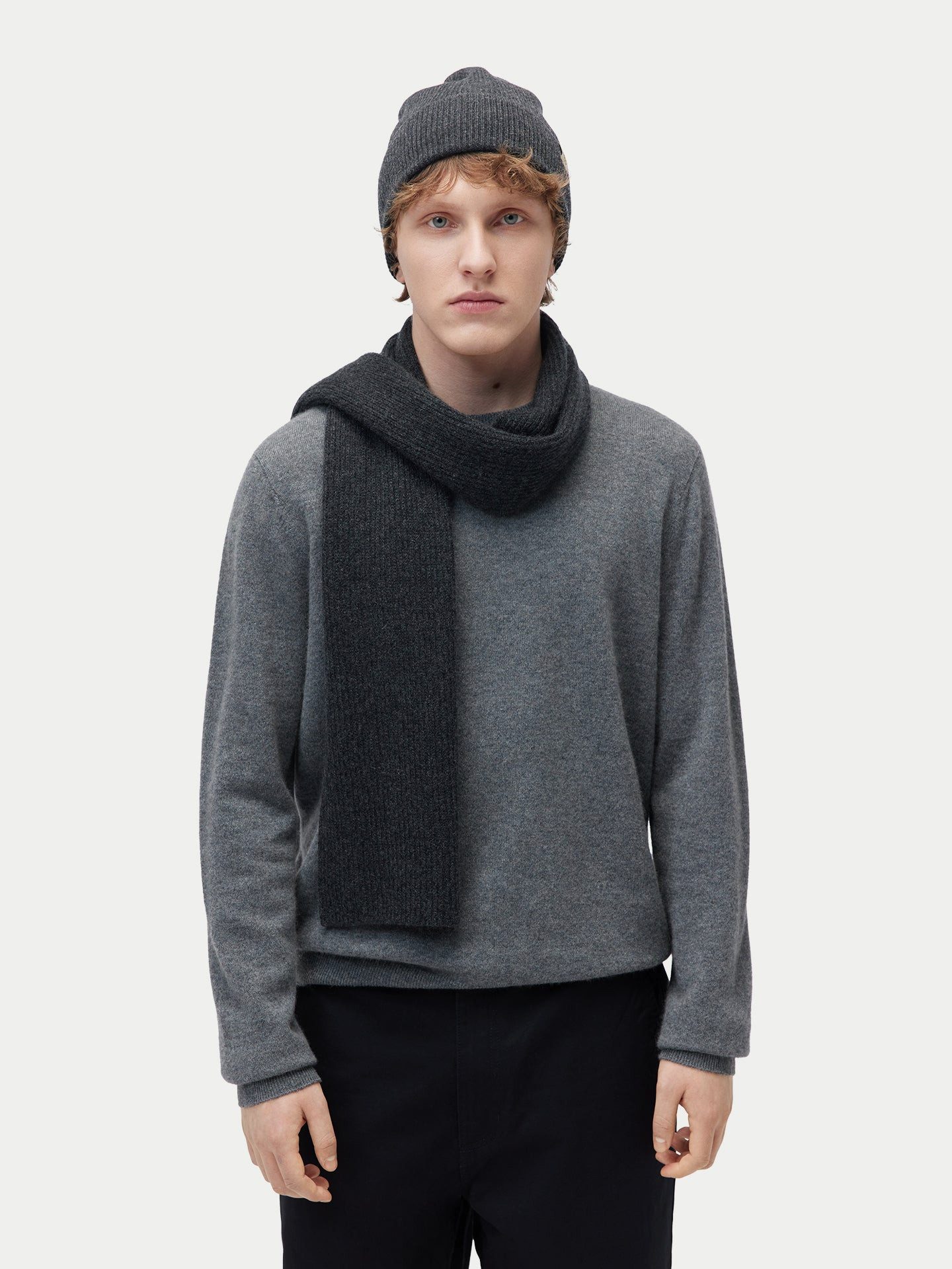 GOBI Cashmere Strickschal Schal mit Patentmuster