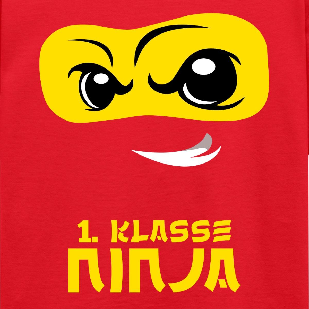 Spreadshirt T-Shirt Einschulung Tshirt 1. Klasse Ninja Kinder T-Shirt (1-tlg)