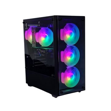 PC Store NCA Gaming PC Mirror 4GHz Intel i7 NVIDIA GTX und RTX Grafikkarten Windows Gaming-PC (Intel Intel i7, NVIDIA GTX 750, 8GB RAM 240GB SSD ohne HDD GB RAM, RGB Lüfter mit Controller, WLAN-Stick, Bluetooth, WLAN 5 AC)