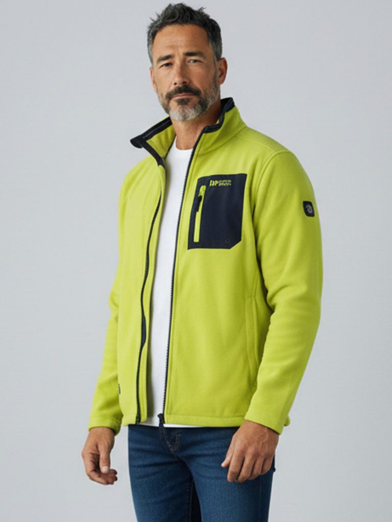 Fleecejacke Esens Herren Jacke Fleece Stehkragen - Übergangsjacke Freizeitjacke