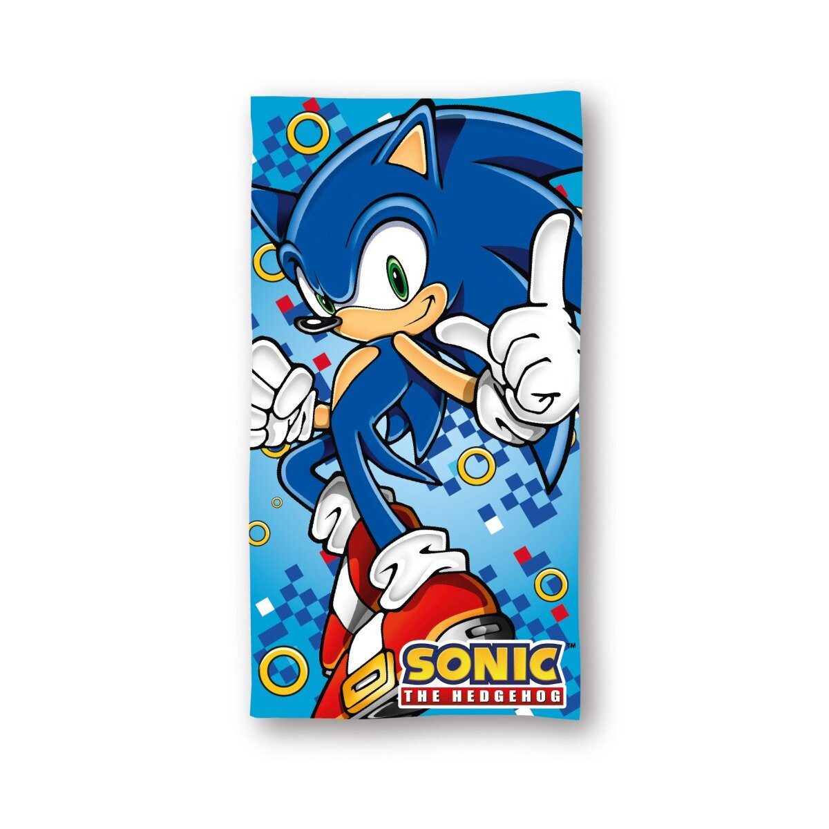 Sonic Badetücher Sonic the Hedgehog Rush Badetuch 70x140cm, 100% Polyester (1-St)