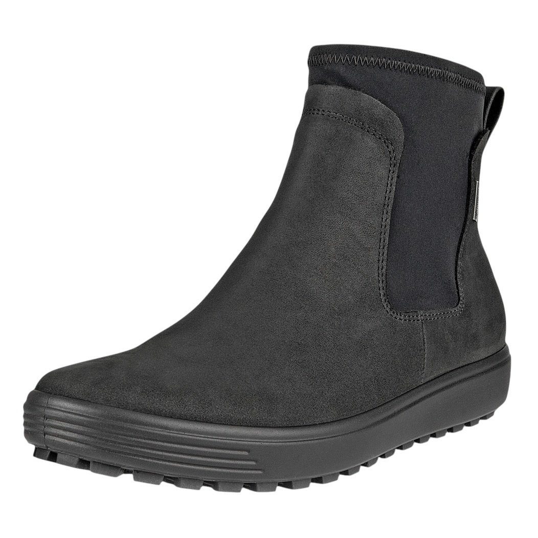 Ecco Stiefelette Soft 7 Tred Chelsea GTX (Nubukleder, wasserdicht) schwarz günstig online kaufen