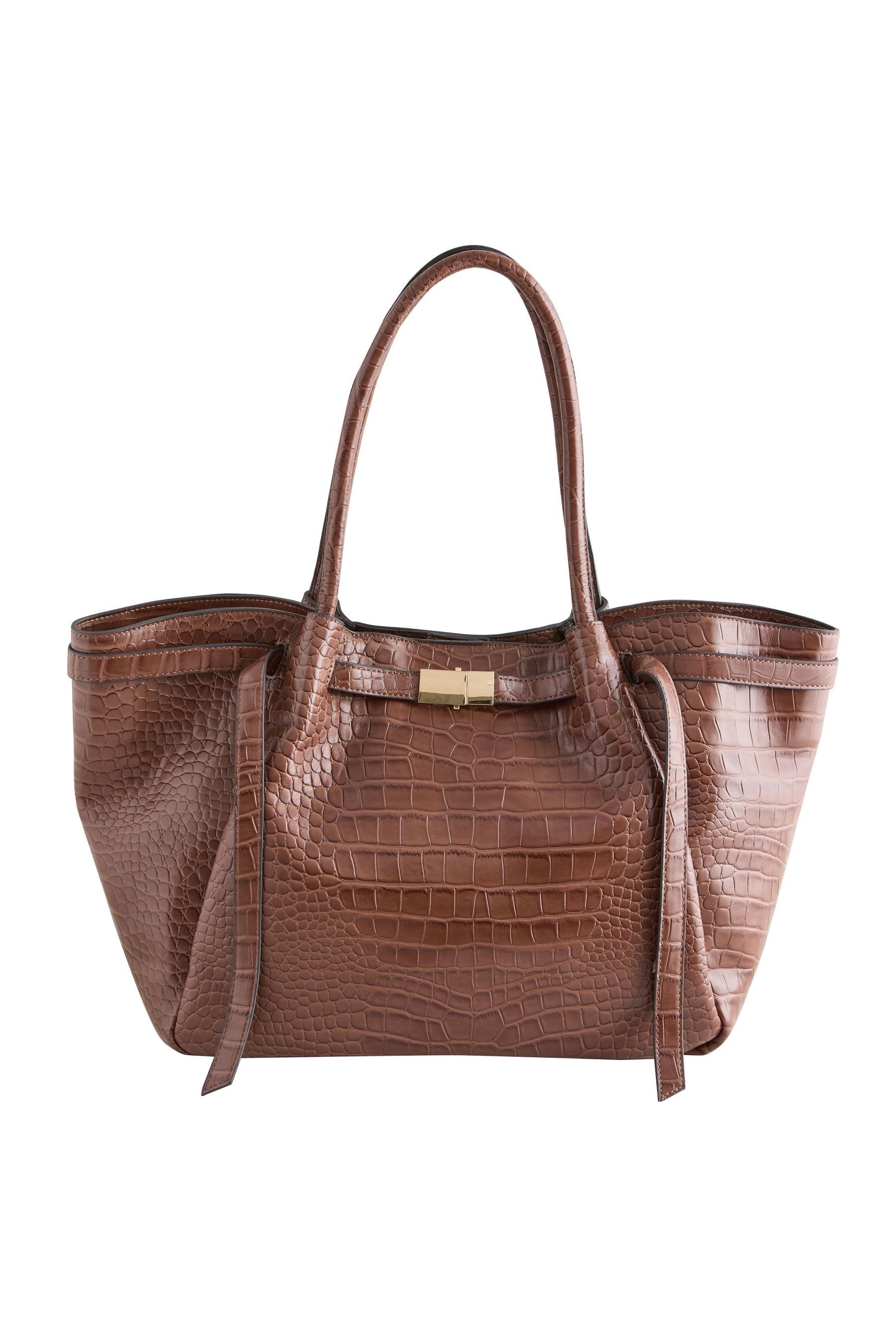 Next Schultertasche Kroko-Schultertasche mit Gürtel (1-tlg) günstig online kaufen