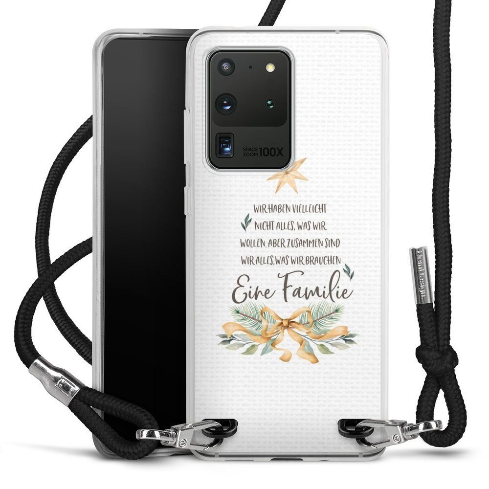 DeinDesign Handyhülle »Eine Familie«, Samsung Galaxy S20 Ultra Handykette  Hülle mit Band Case zum Umhängen