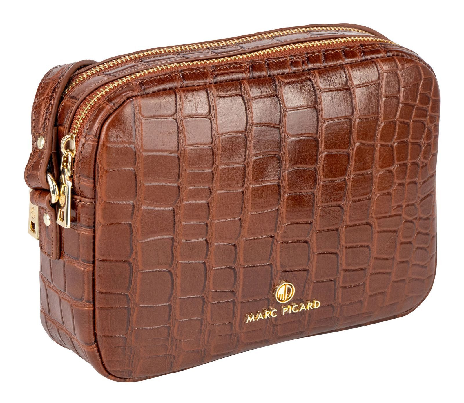 Marc Picard Umhängetasche Shoulder Bag, aus echtem Rindsleder