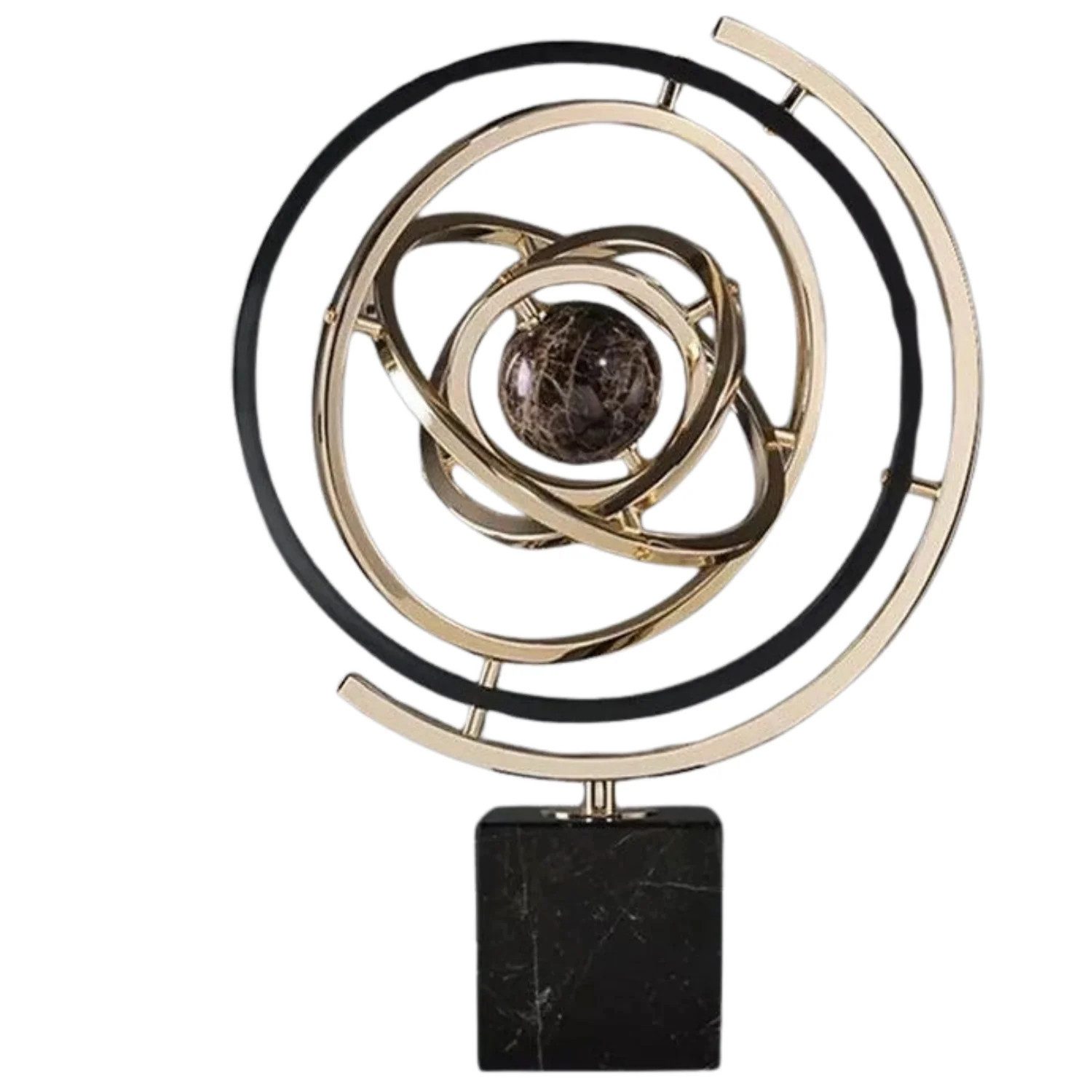Quality Elegance Skulptur Moderne Drehbare Globus-Dekoration