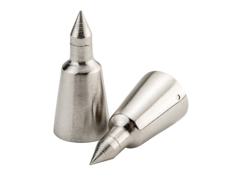 Stockshop Gehstock Bergstockspitze, Metall verz., m. Nägelchen (VE 2 St)