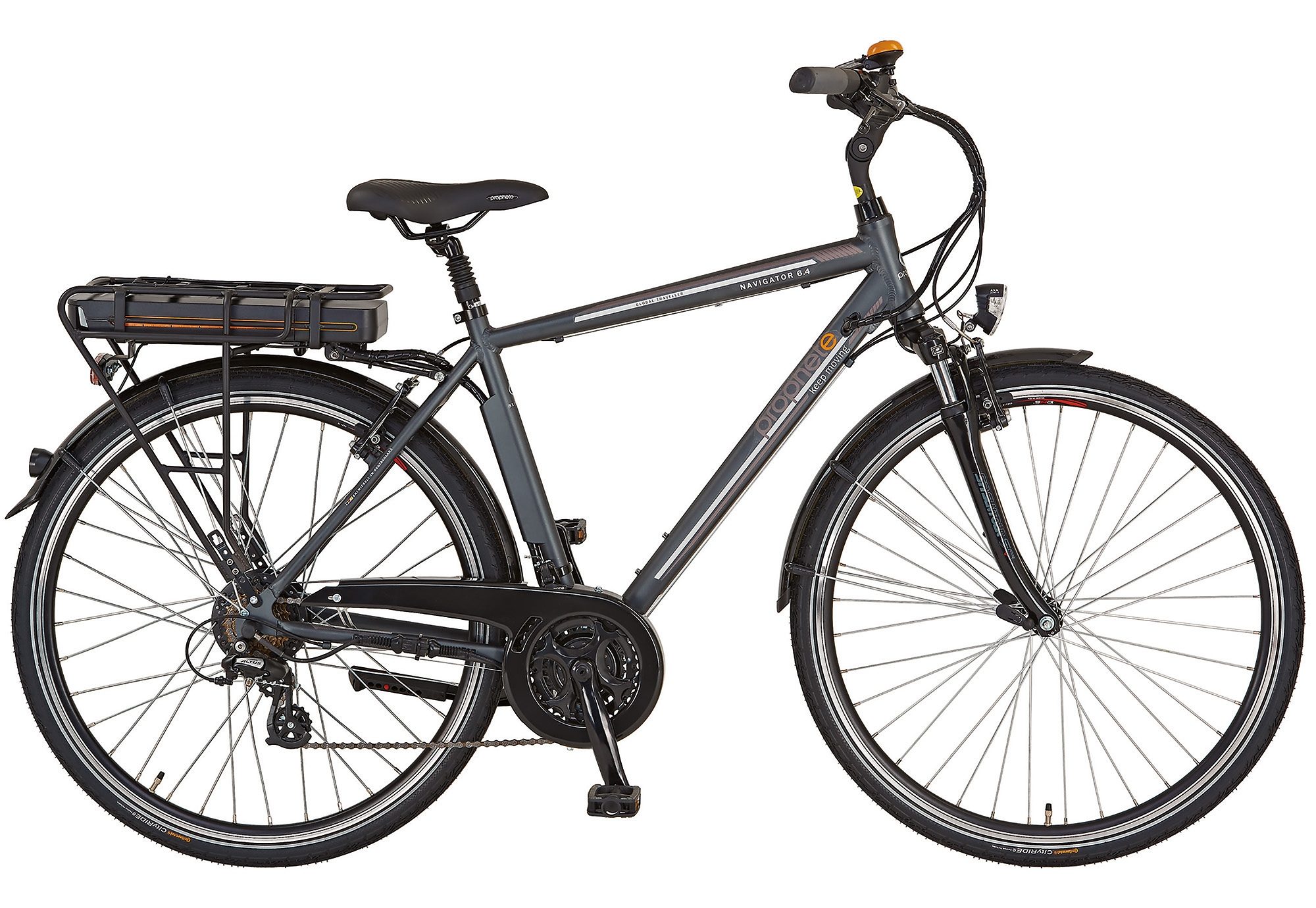 Prophete EBike Trekking Herren, 28 Zoll, 24 Gang Shimano