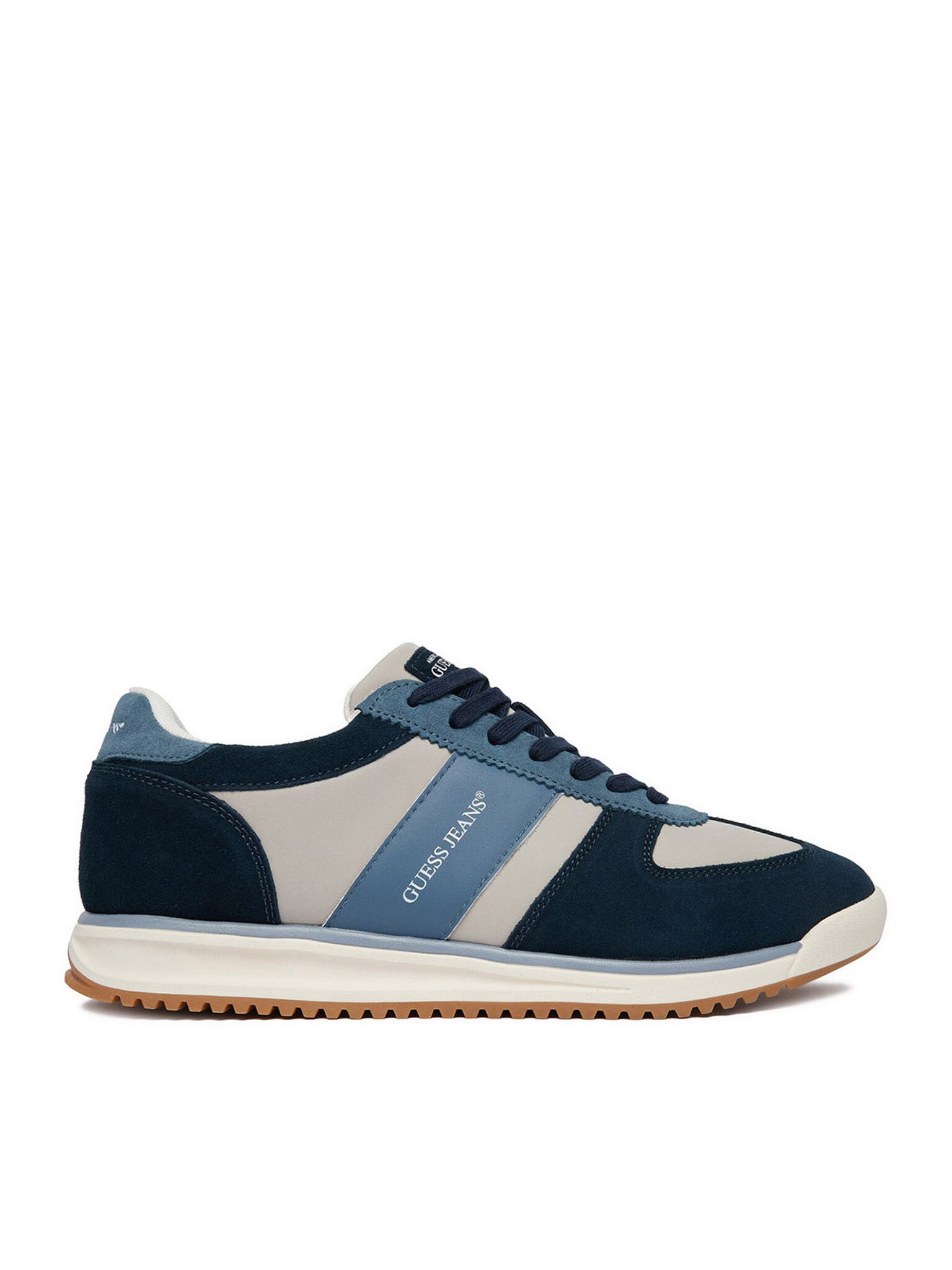 GUESS JEANS Guess Jeans Herrensneakers Blau GUESS JEANS-EO-DELAND-01 WE Navy Blue Sneaker
