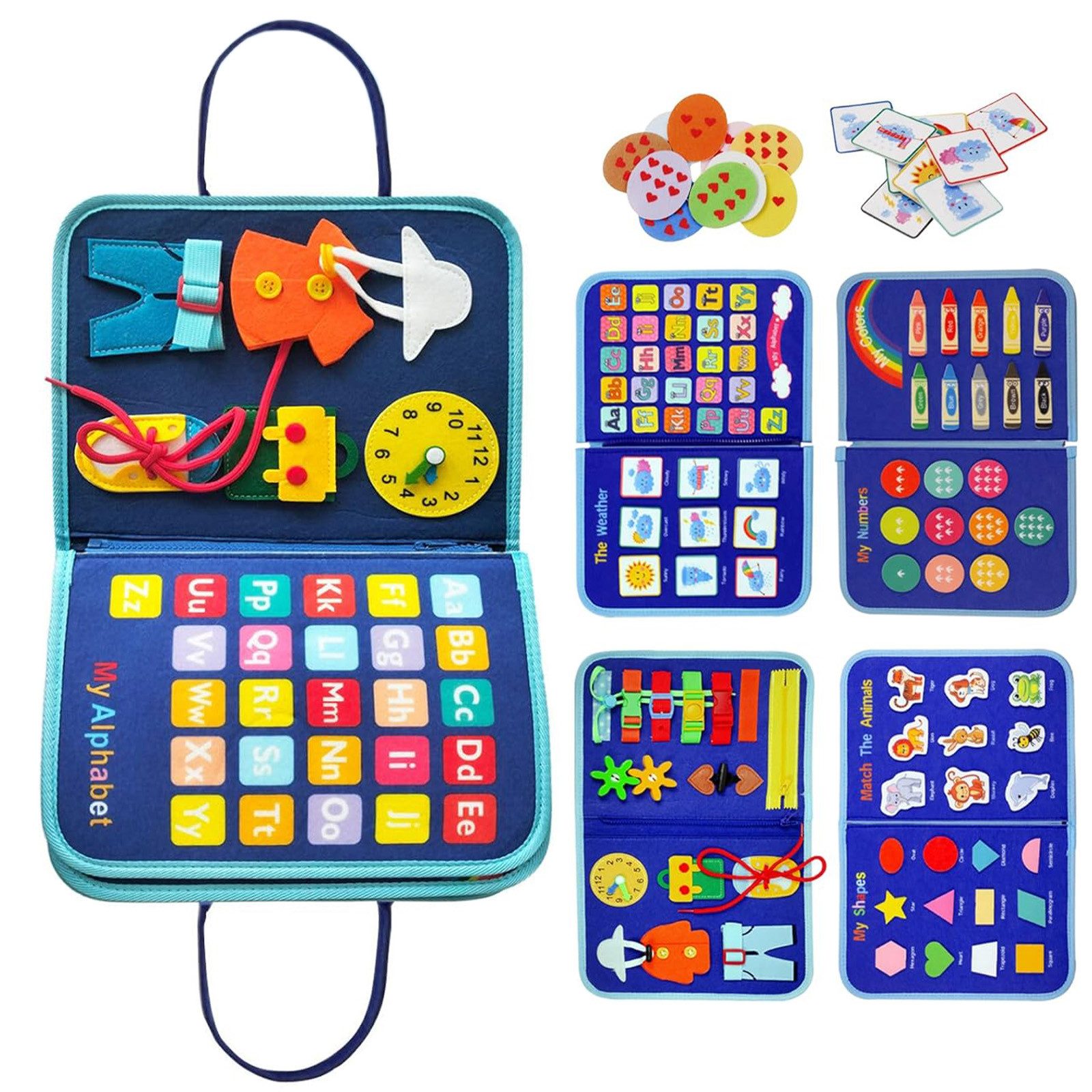 MODFU Lernspielzeug Montessori Busy Board Baby günstig online kaufen