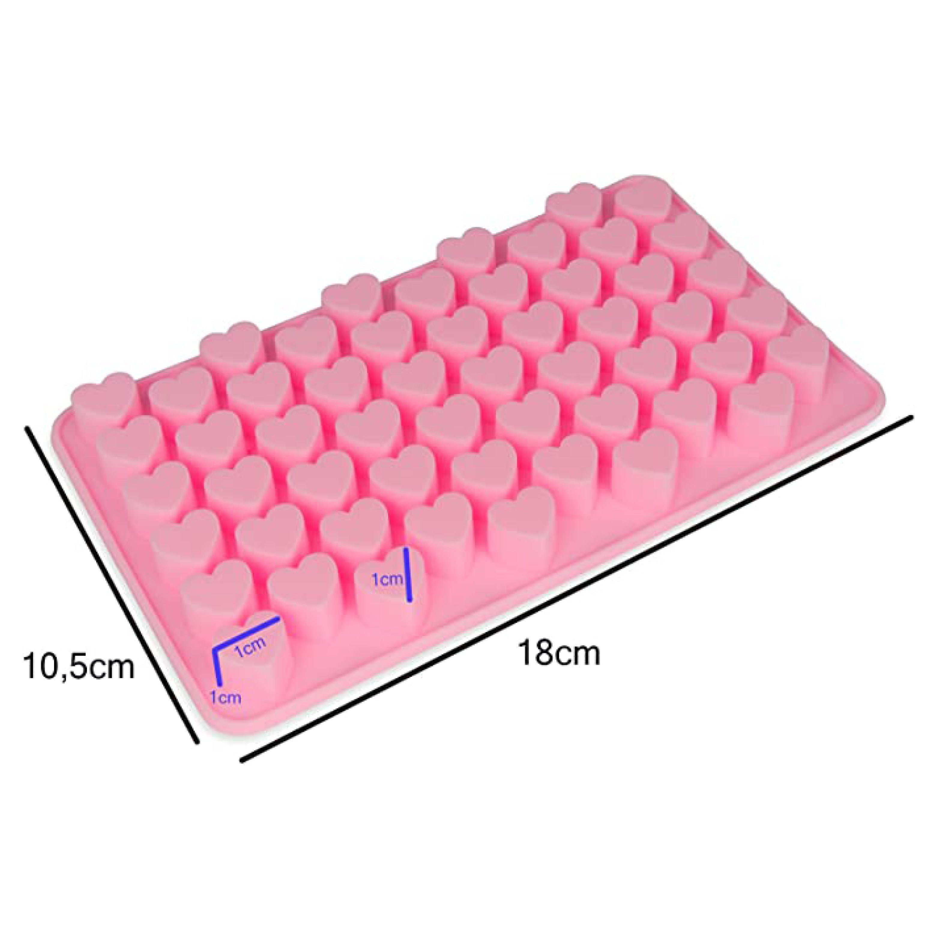 wisefood Backform Silikonform Herzen - pink 18x10,5x1cm, (1-tlg)