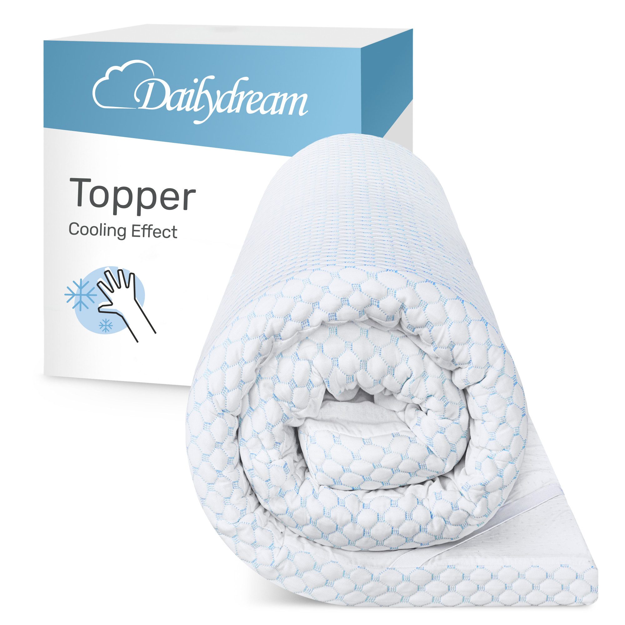 Dailydream, Topper mit kühlendem Effekt, H1/2, Memory Foam, Edition "Cool Touch"