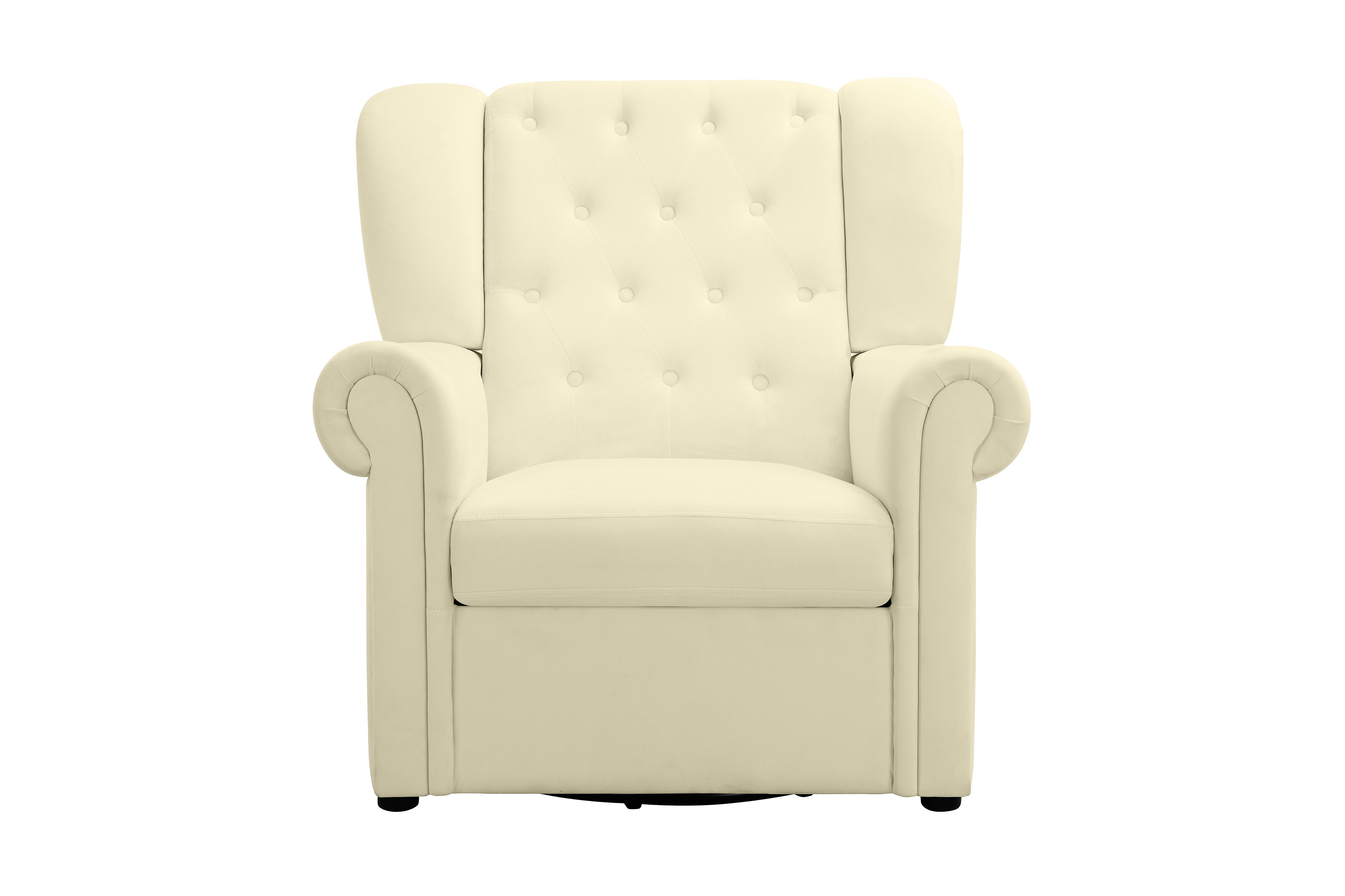 loft24 Schaukelsessel Tulip (1-St), Schaukelstuhl modern, Chesterfield Sessel, Relaxsessel, Samtoptik