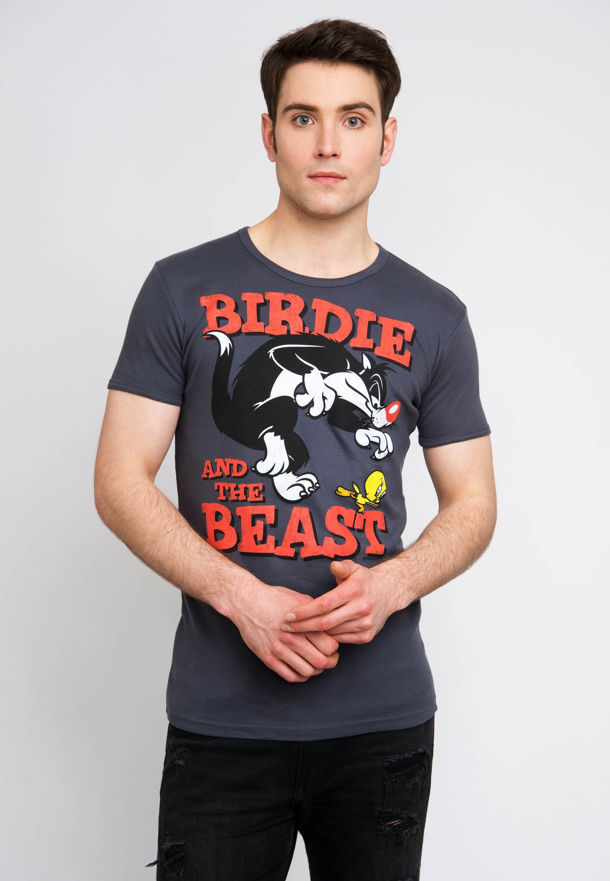 LOGOSHIRT T-Shirt "Looney Tunes", mit lizenziertem Originaldesign günstig online kaufen