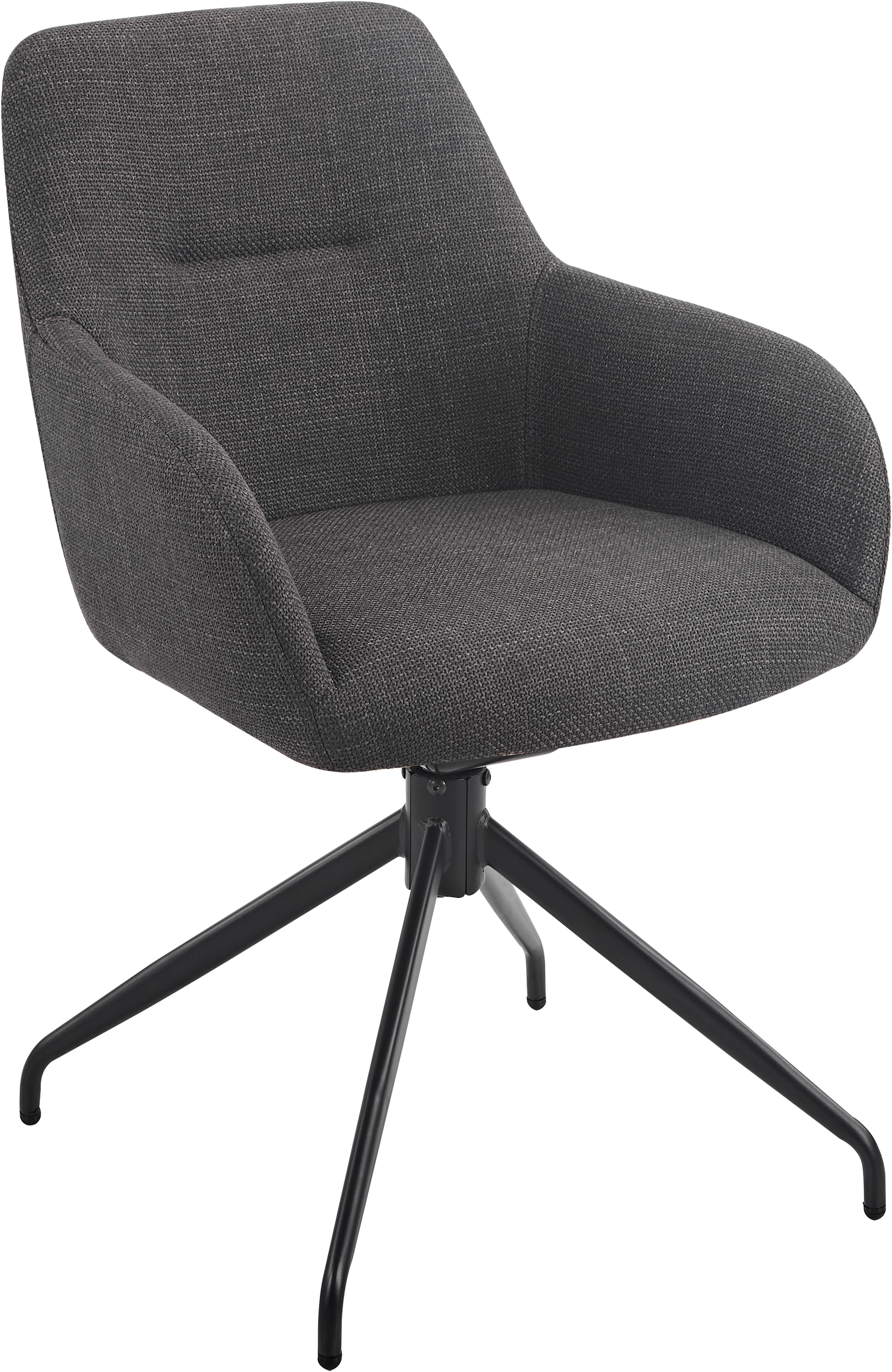 HELA Armlehnstuhl TRIEST (Set, 1 St), Sessel, 360° drehbar, Gestell abgeknickt, Relaxfunktion, Armlehnen