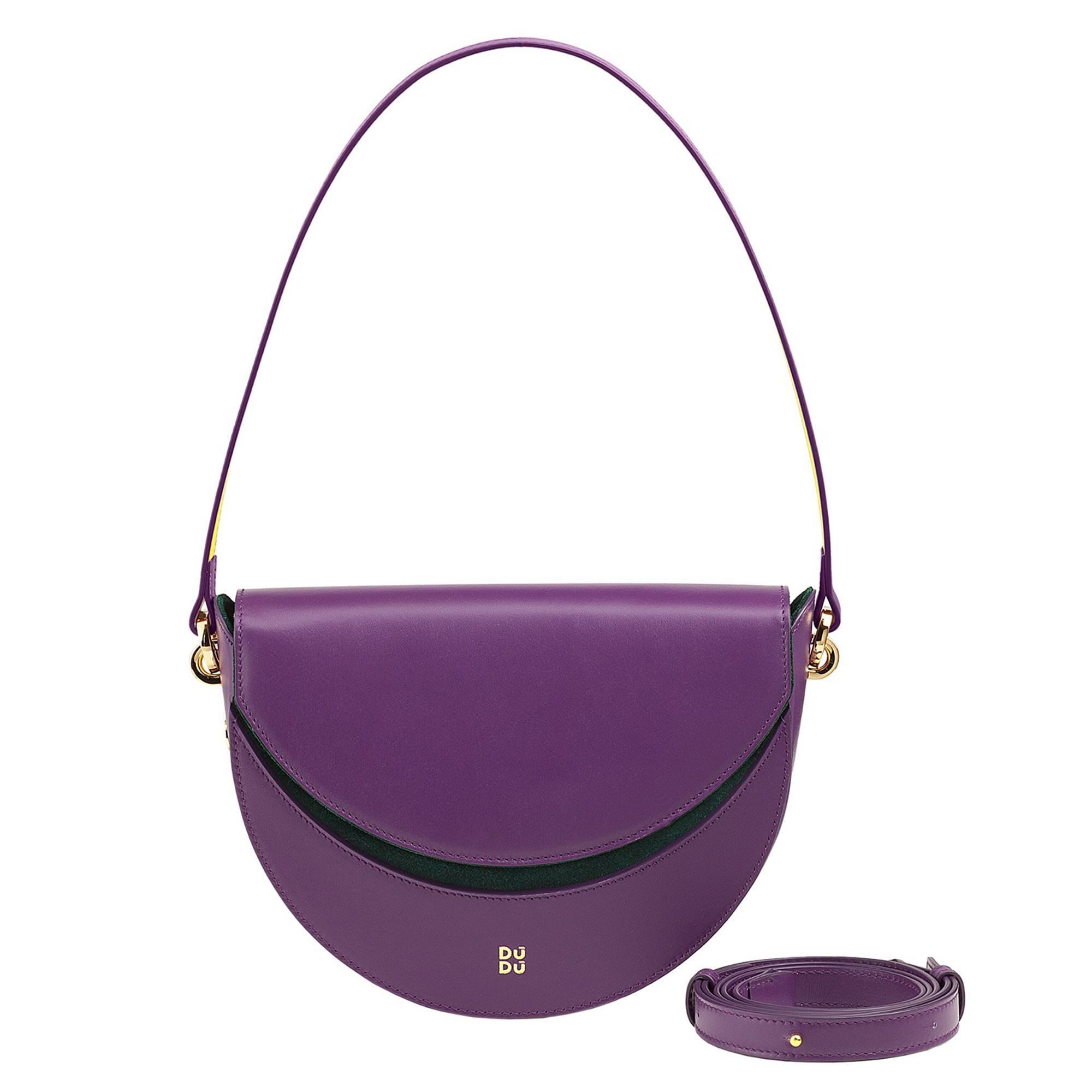 DuDu Schultertasche, Leder