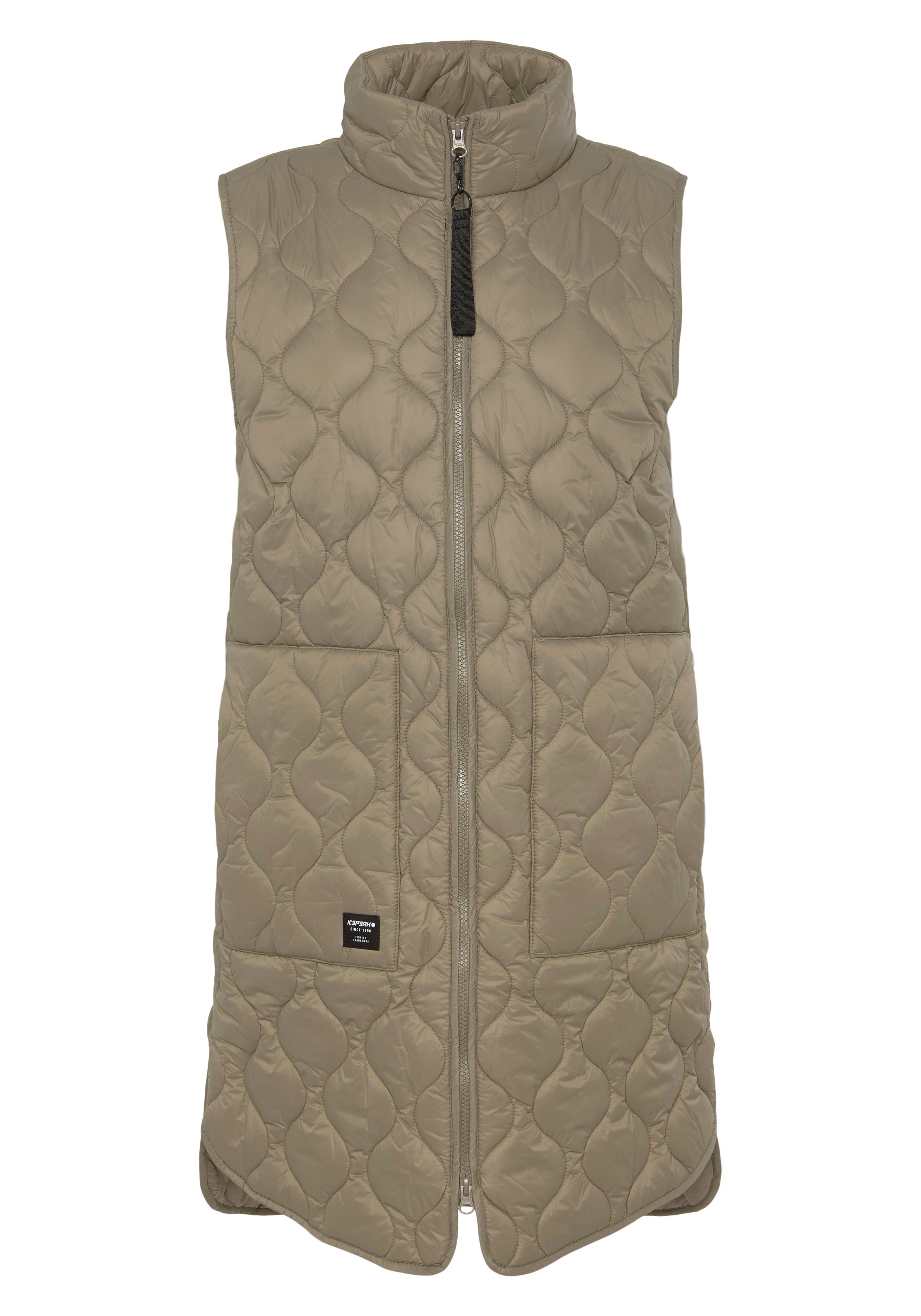 AALEAN Funktionsweste ICEPEAK KHAKI Icepeak