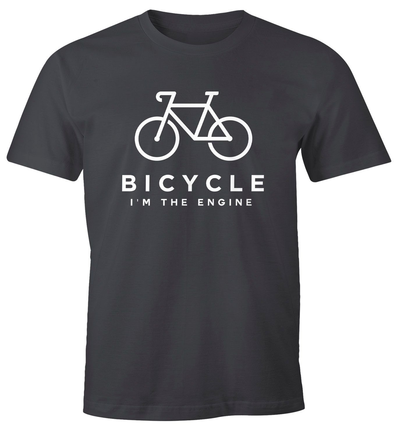 MoonWorks Print-Shirt Herren T-Shirt Fahrrad Sprüche günstig online kaufen