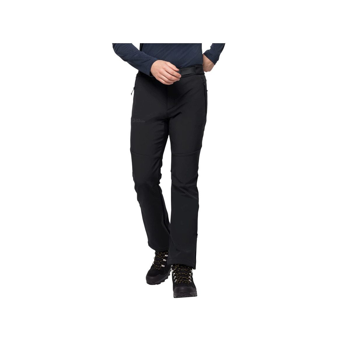 Jack Wolfskin Trekkinghose Trekkinghose für Herren in schwarz (1-tlg)