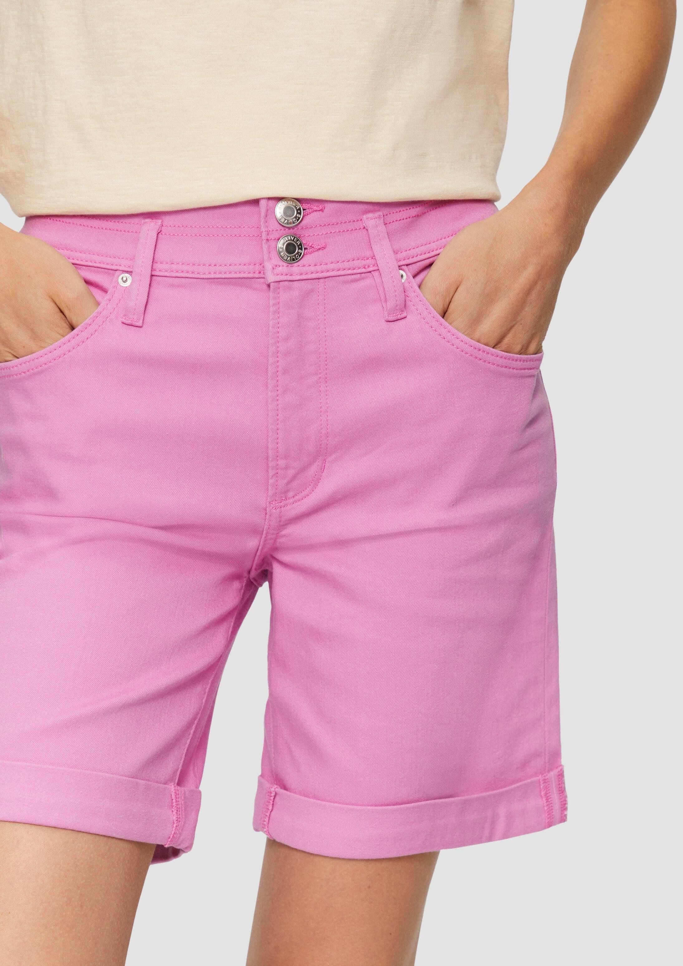 s.Oliver Jeansshorts Jeans-Hose BETSY Bermuda-Jeans Betsy / Slim Fit / Slim Leg / mit gekrempeltem Saum
