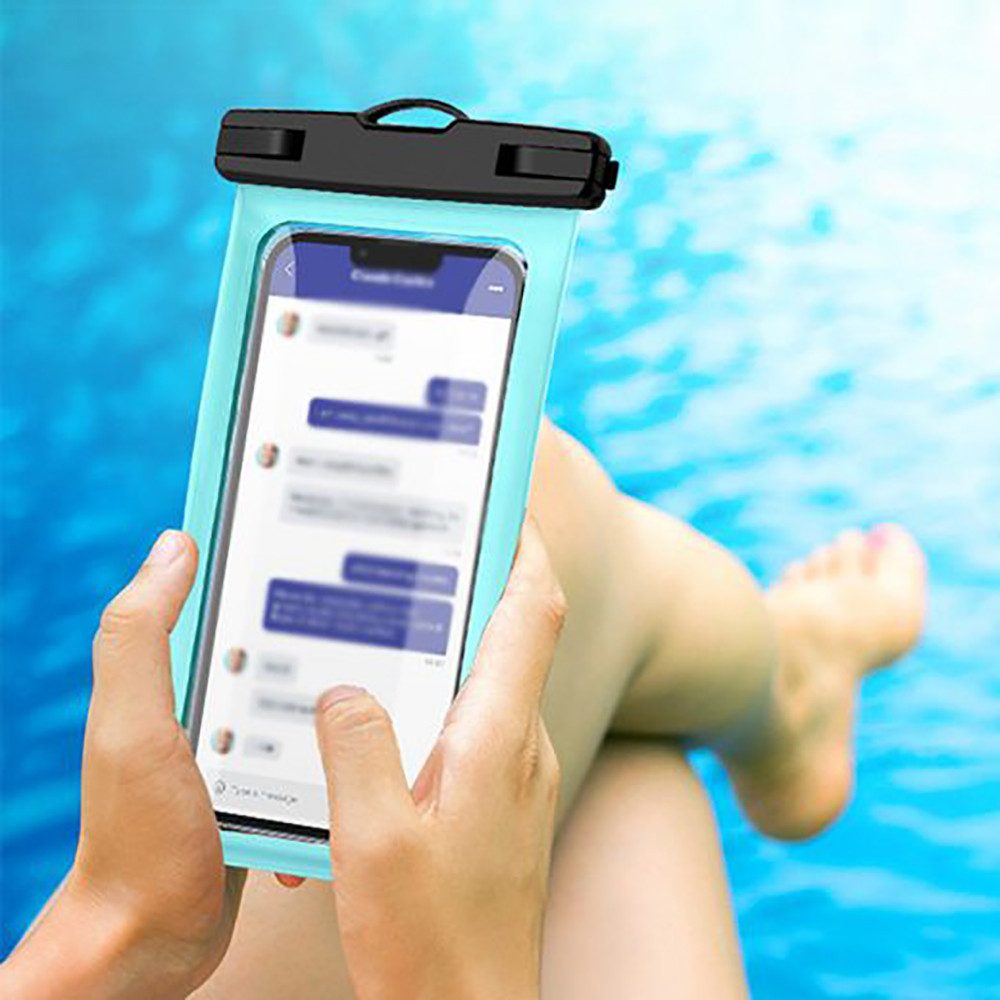 FOUORTUNATE-BEE Handyhülle Wasserdichte Handy Schutzhülle Unterwasserhülle Handytasche