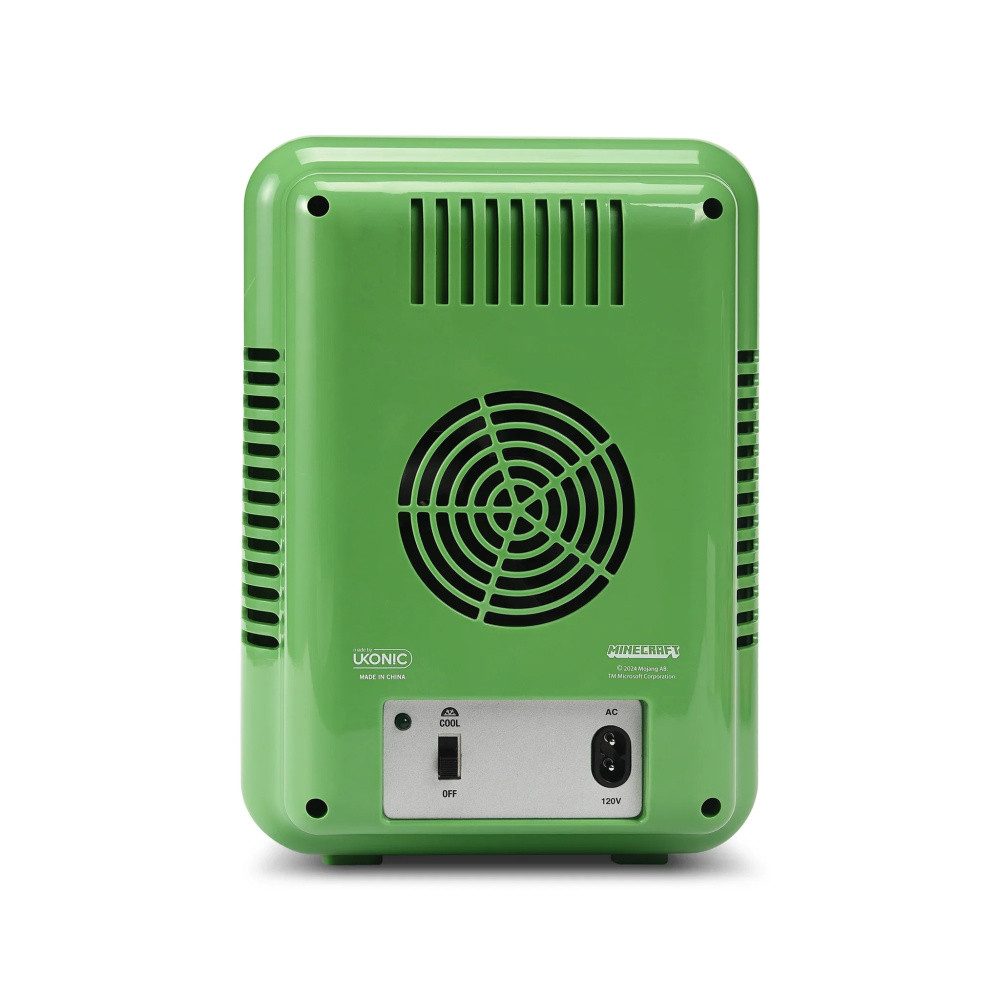 UKONIC Elektrische Kühlbox Minecraft Mini-Kühlschrank Thermoelectric Cooler 4L (Creeper & TNT)
