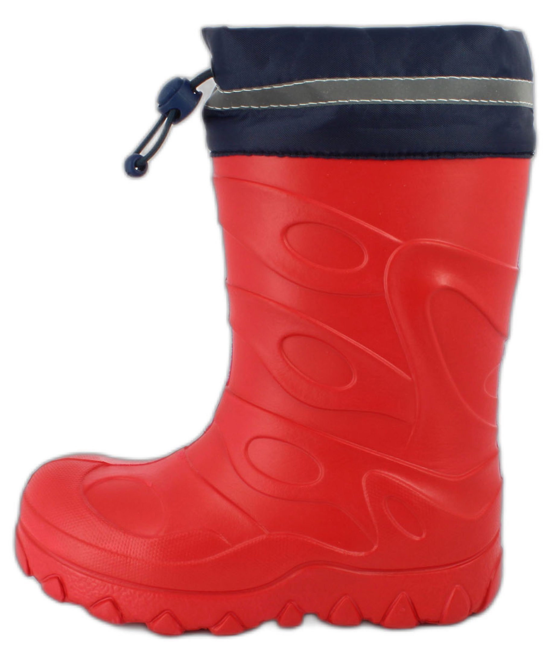 Beck Regenstiefel Basic mit Warmfutter - super leicht Резиновые сапоги (für Mädchen und Jungs, für warme Füße bei Nässe und Kälte) wasserdicht, sehr kuscheliges Warmfutter