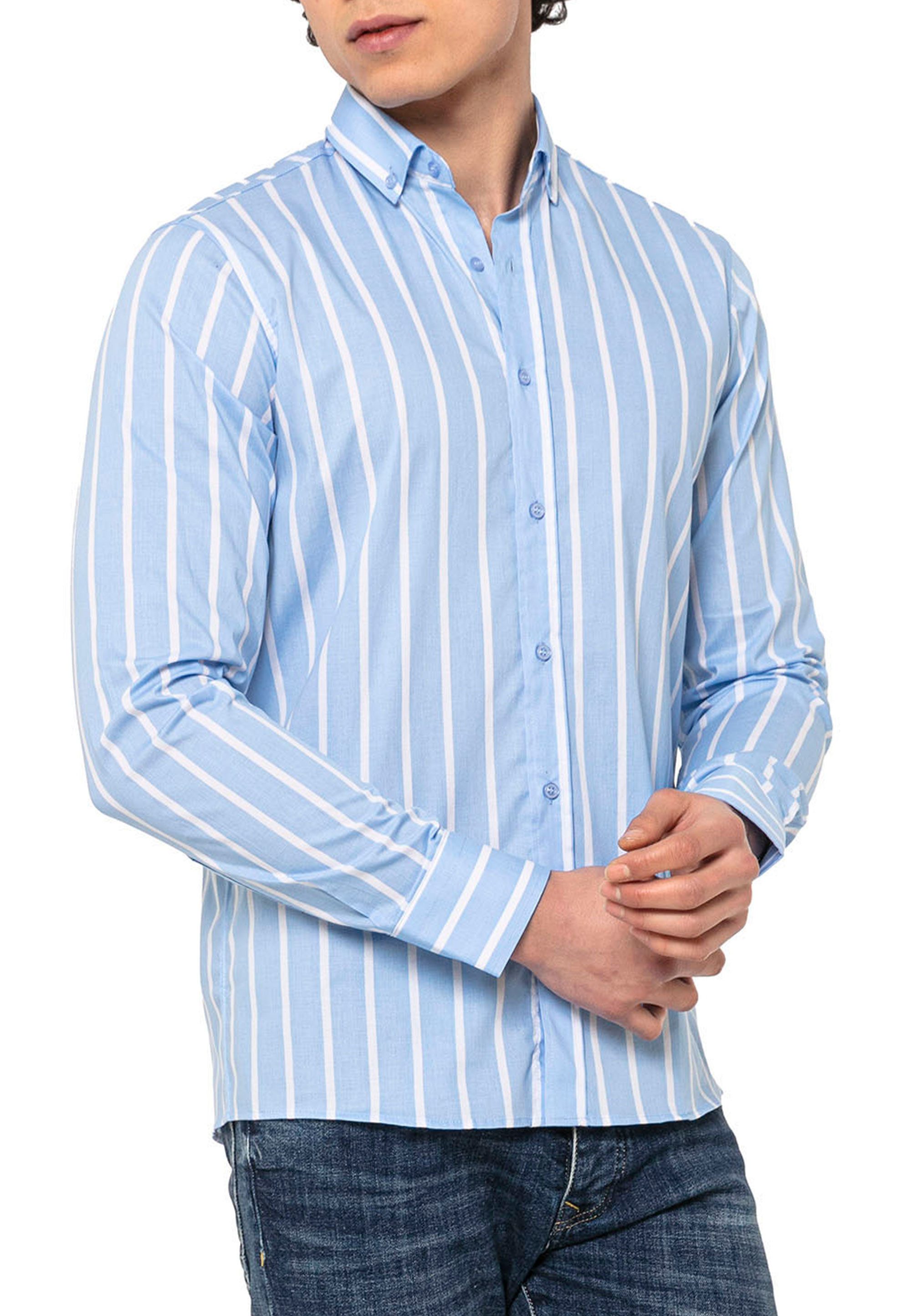 RedBridge Langarmhemd im gestreiften Design Optimal günstig online kaufen