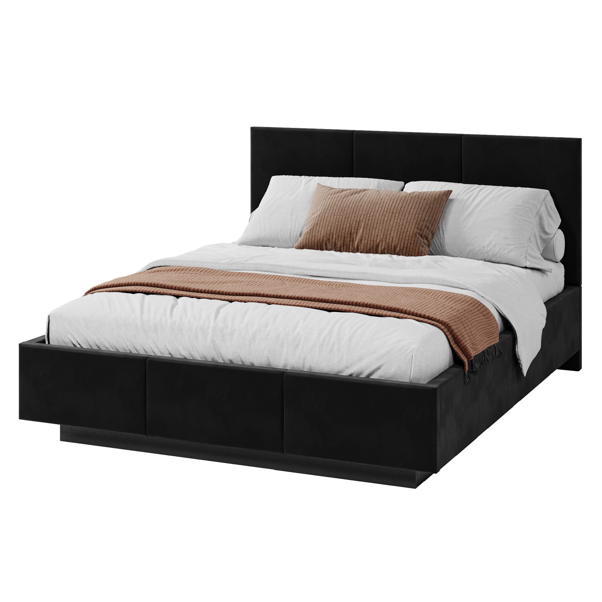 FDM Polsterbett ALMADA modern mit Bettkasten MADE IN EU - mit Trinity Velou günstig online kaufen