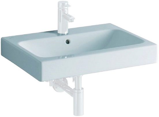 GEBERIT Waschbecken »iCon«, 60 cm, eckig, Grafisch exakte Konturen
