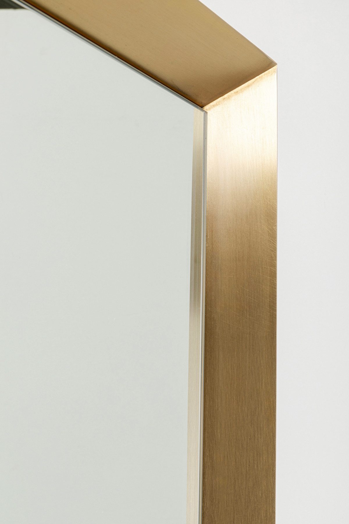 Kare Design Wandspiegel Wandspiegel Arezzo Brass